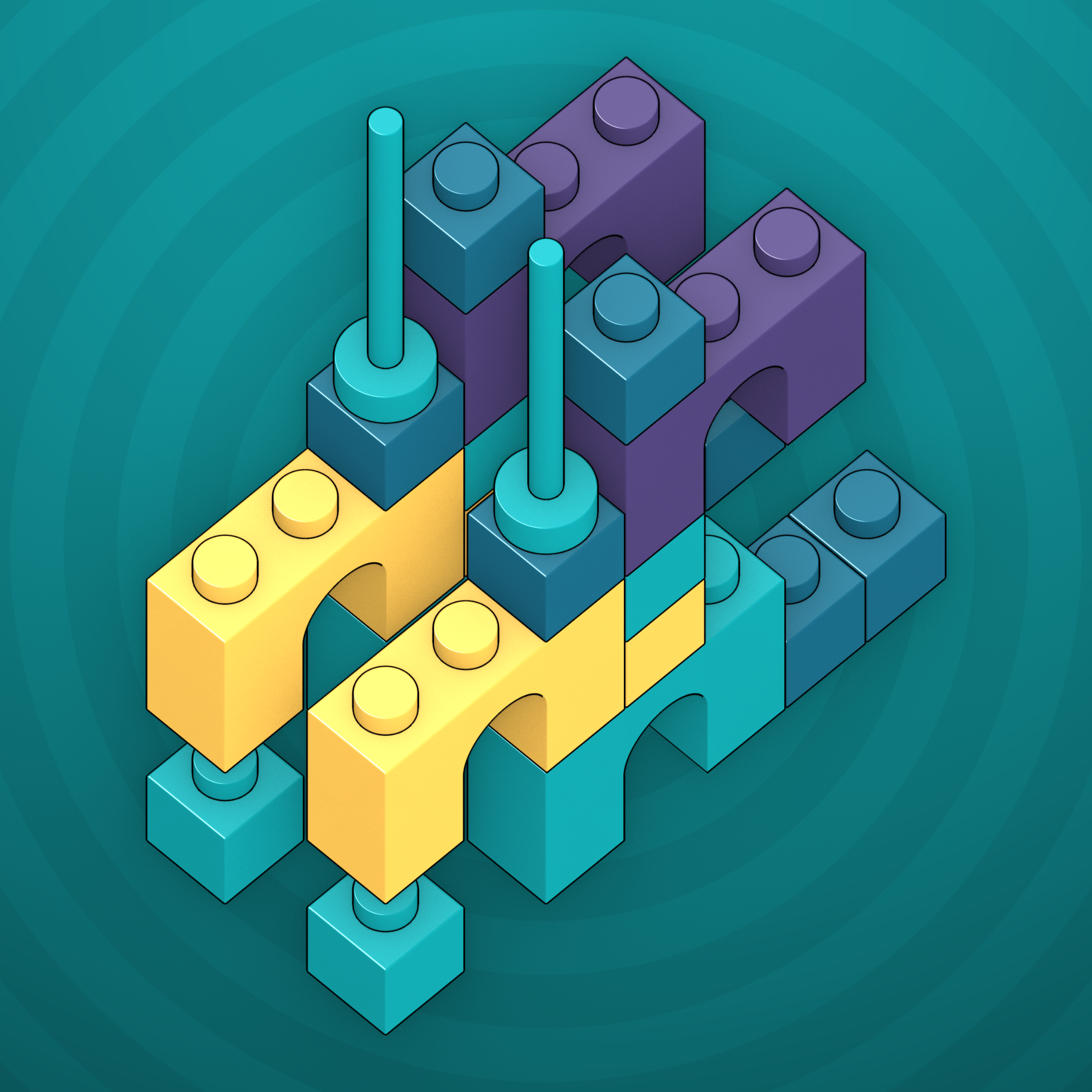 Art Blocks - Art Blocks v2 - Click #121 - NFT # 263000121