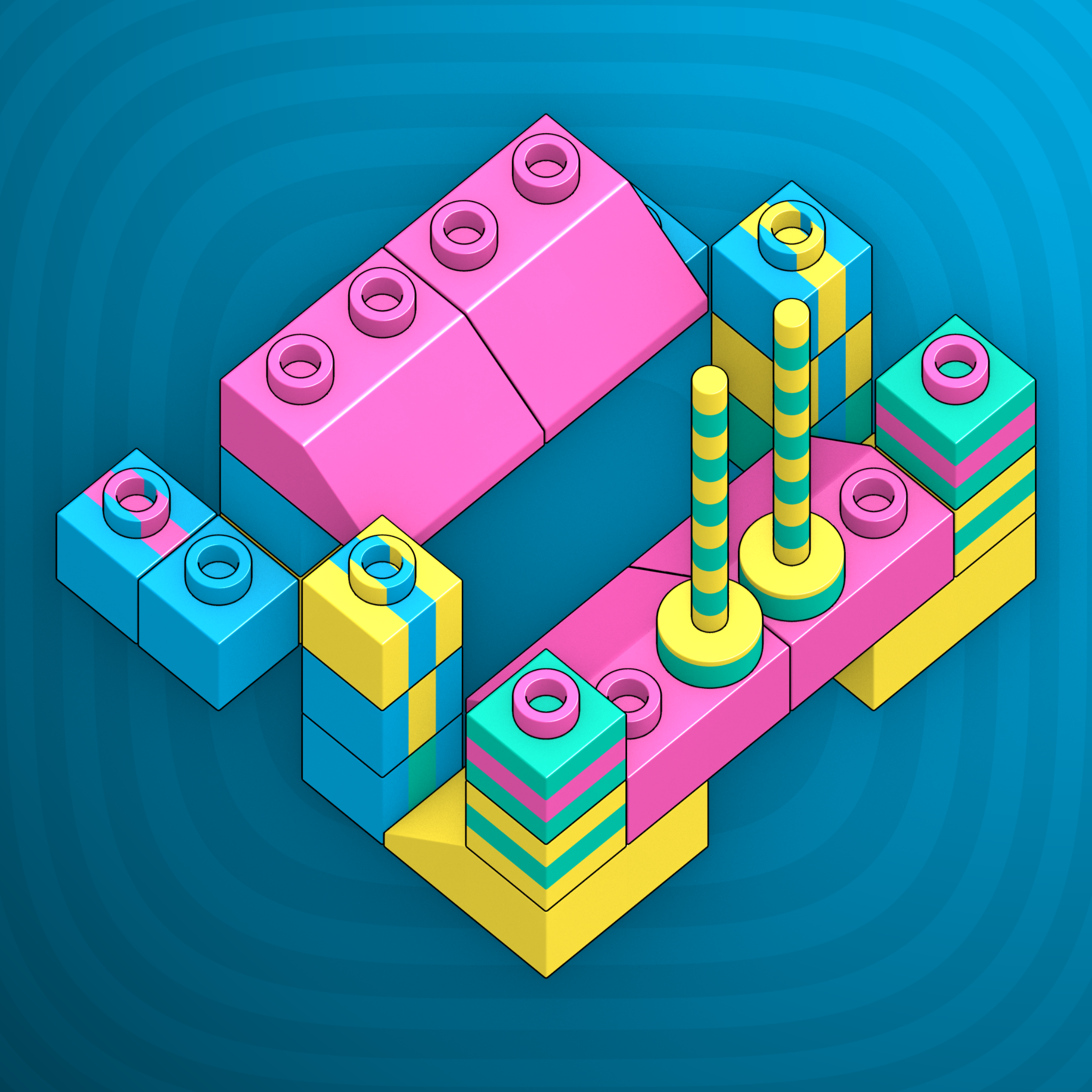 Art Blocks - Art Blocks v2 - Click #123 - NFT # 263000123