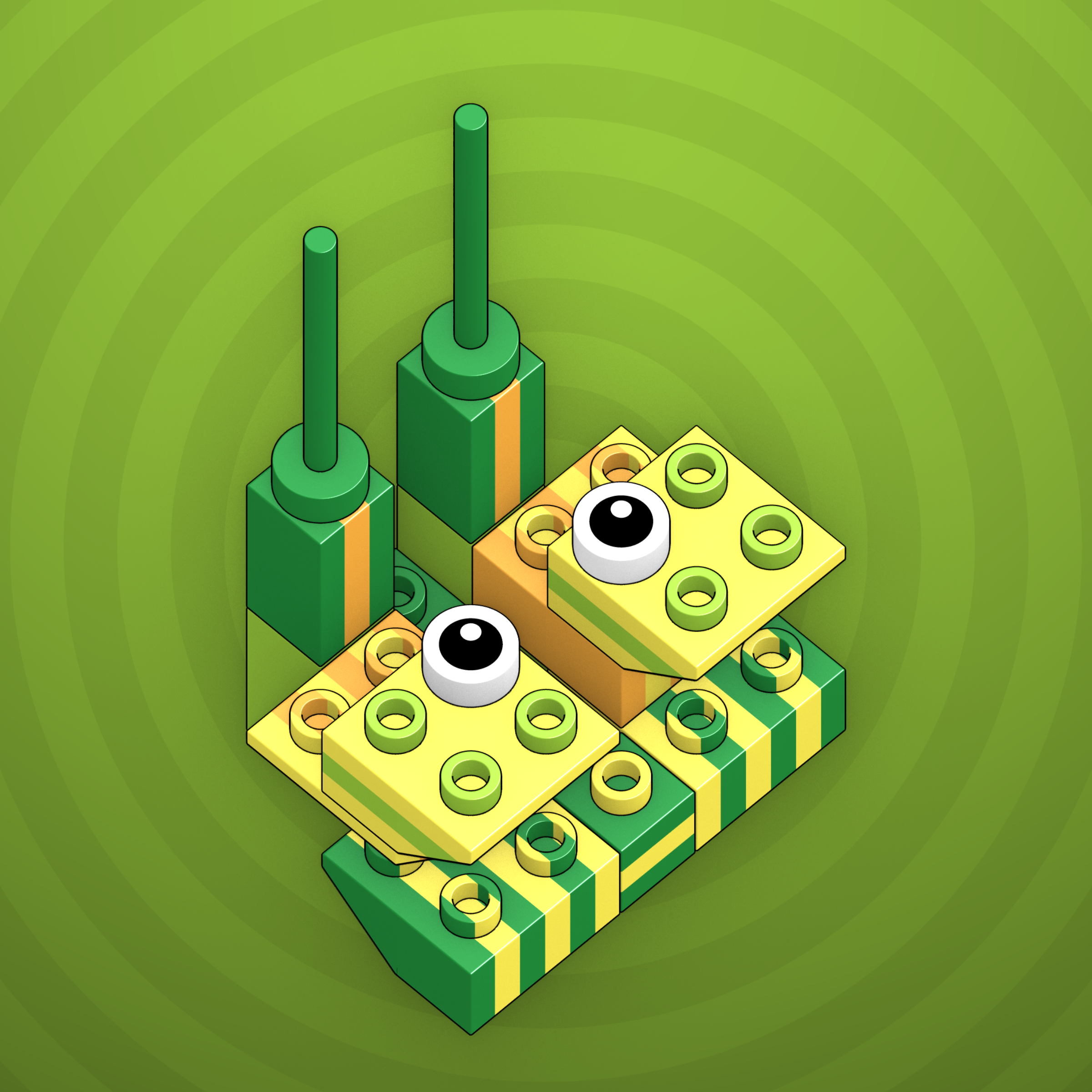 Art Blocks - Art Blocks v2 - Click #124 - NFT # 263000124