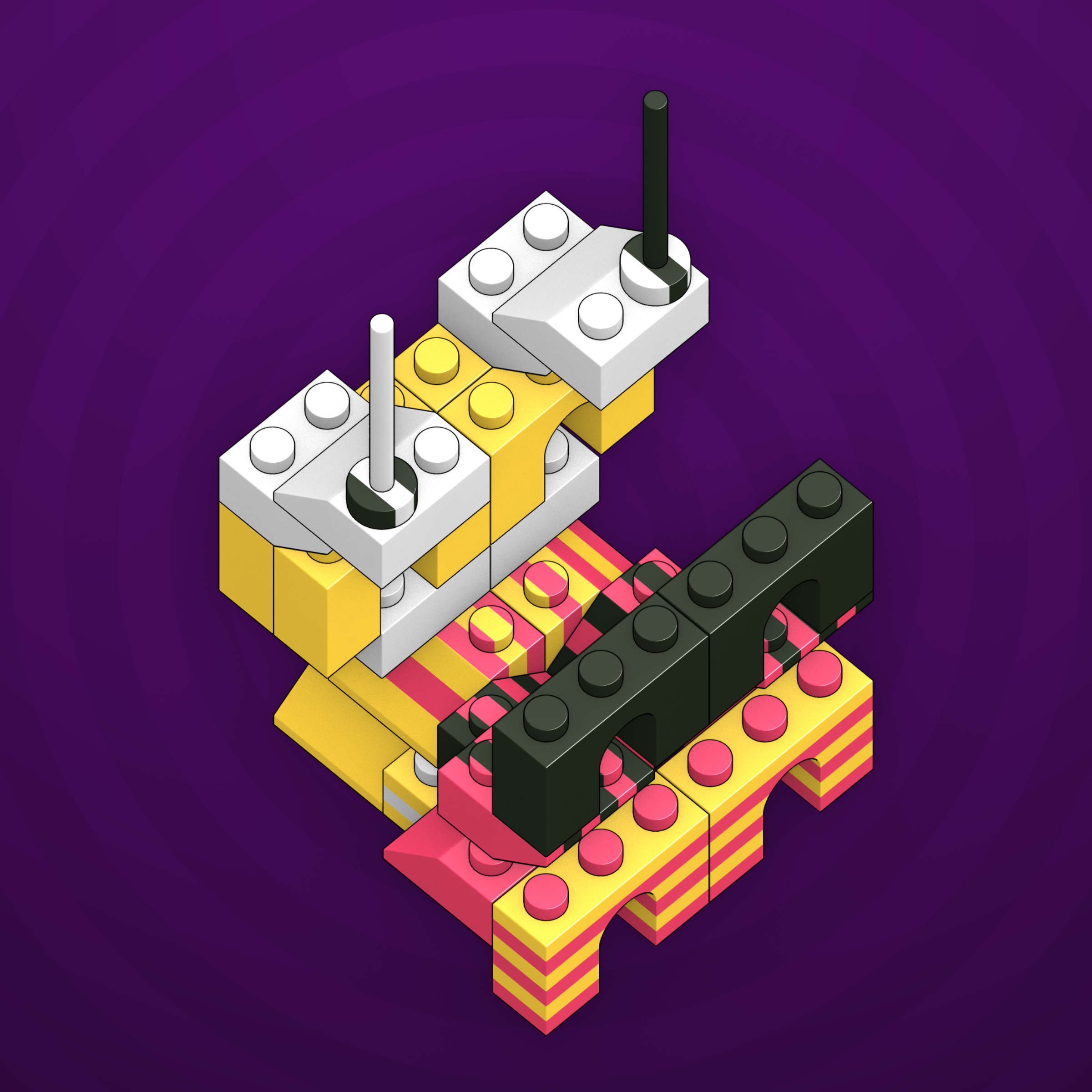 Art Blocks - Art Blocks v2 - Click #125 - NFT # 263000125