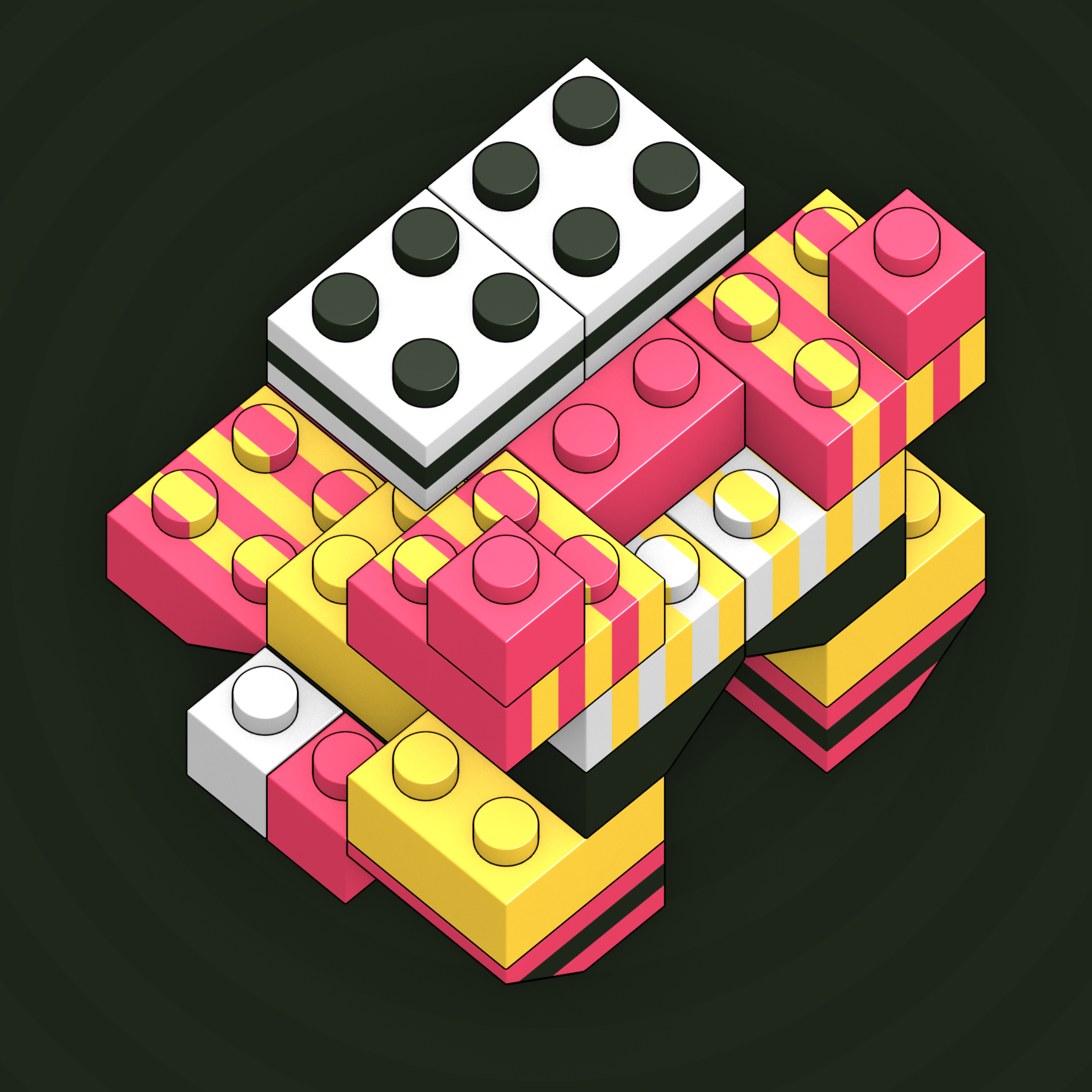 Art Blocks - Art Blocks v2 - Click #127 - NFT # 263000127