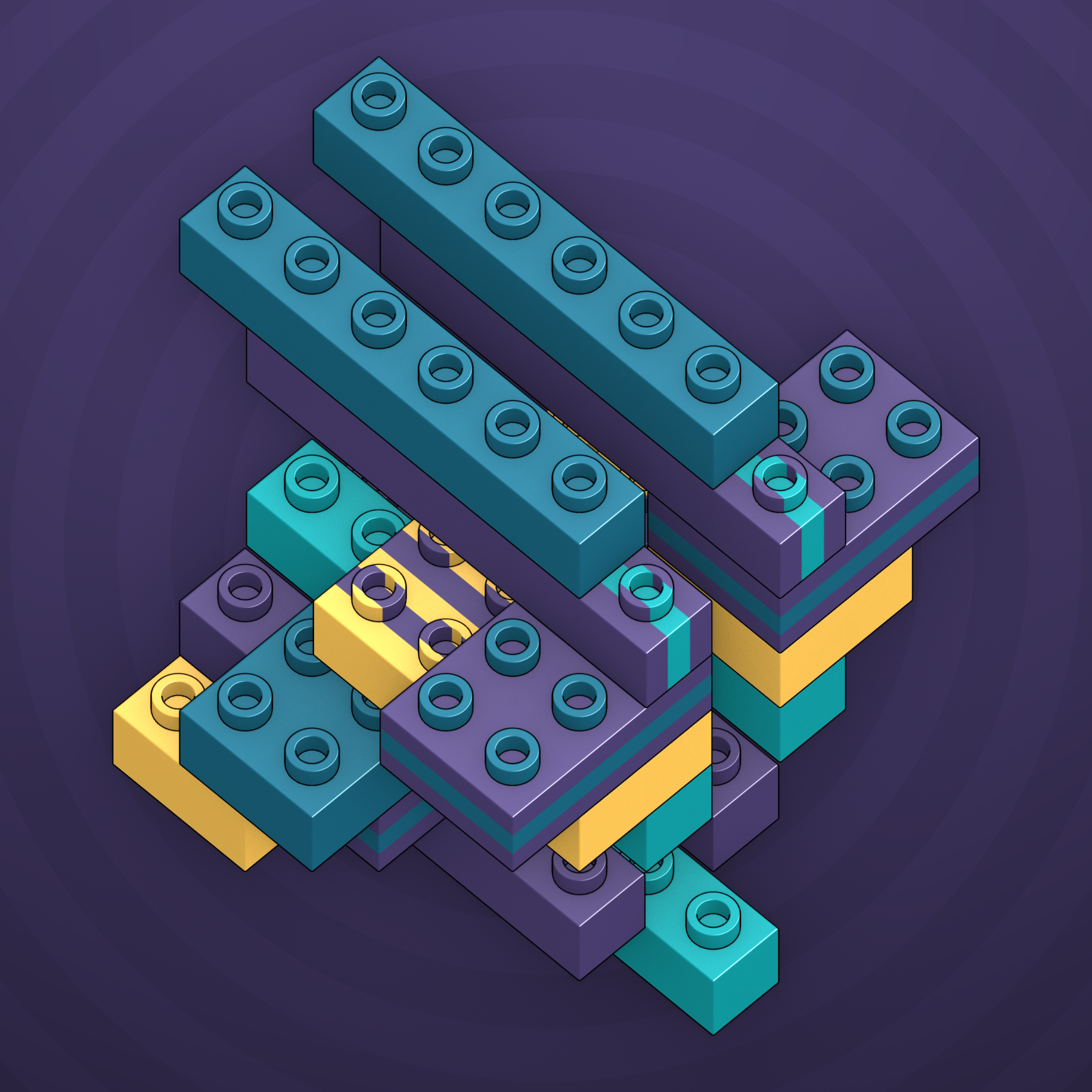 Art Blocks - Art Blocks v2 - Click #131 - NFT # 263000131