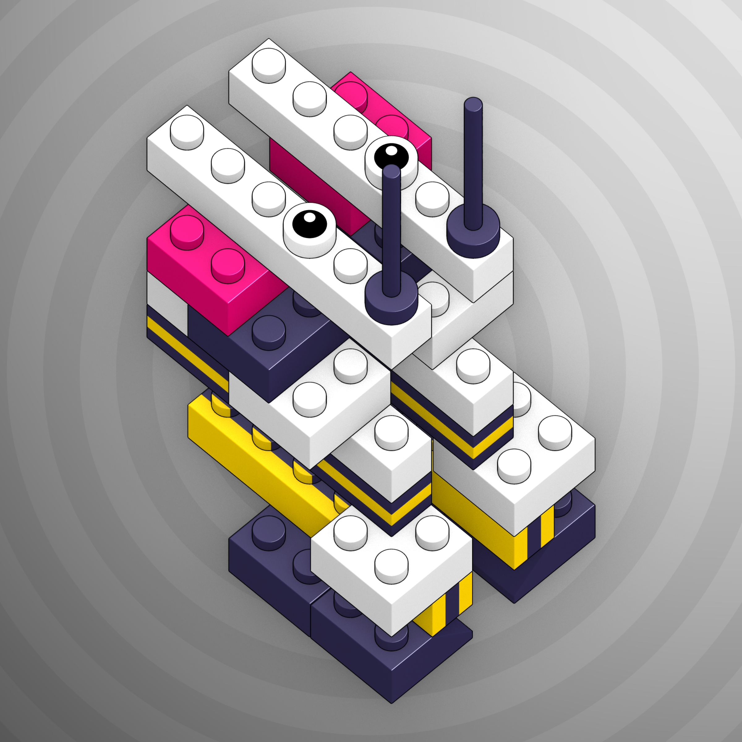 Art Blocks - Art Blocks v2 - Click #133 - NFT # 263000133