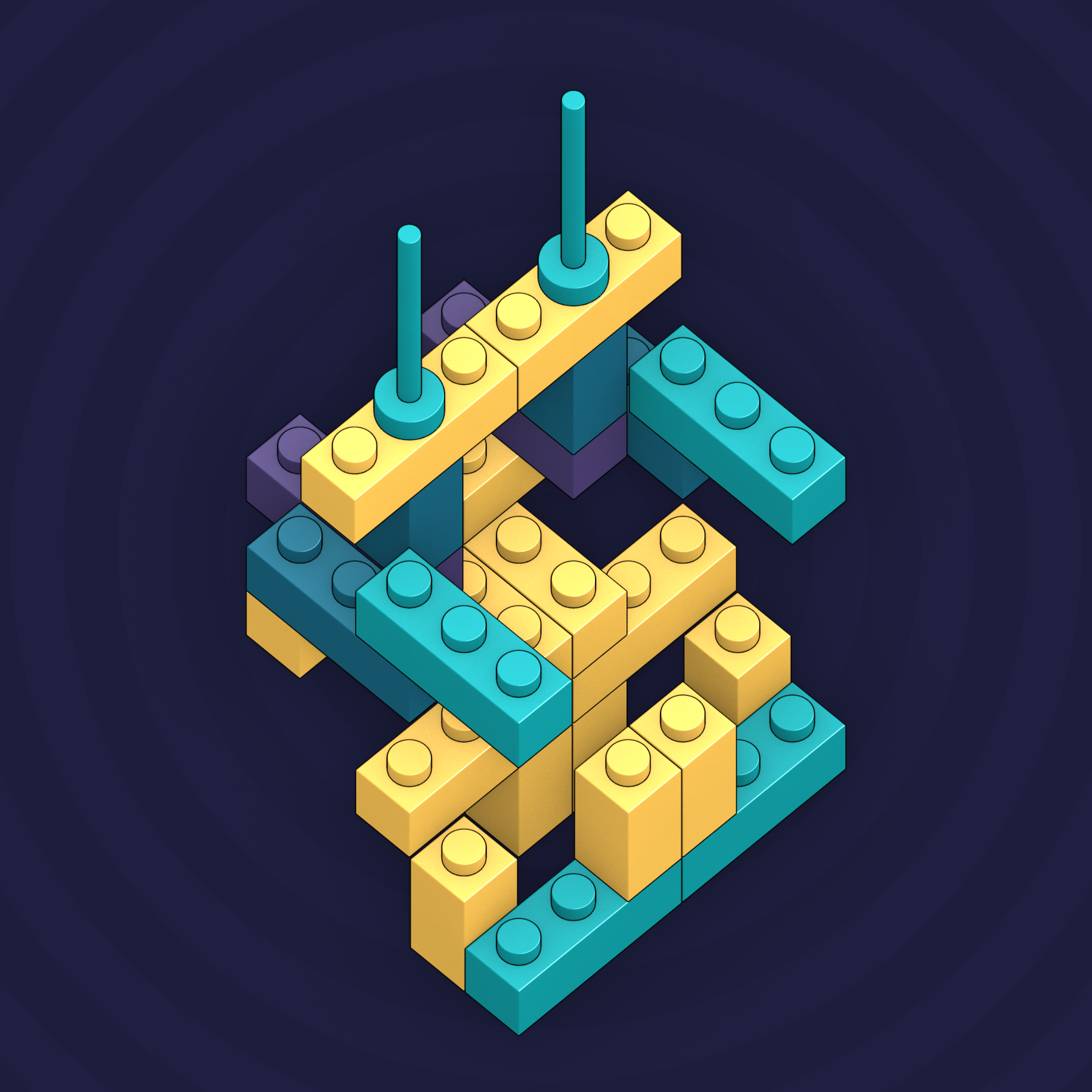 Art Blocks - Art Blocks v2 - Click #138 - NFT # 263000138