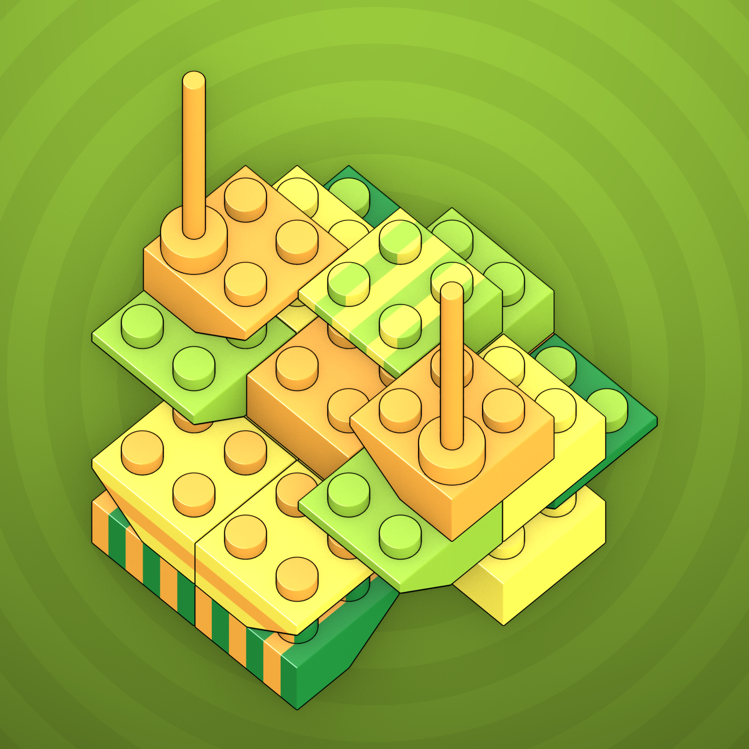 Art Blocks - Art Blocks v2 - Click #139 - NFT # 263000139