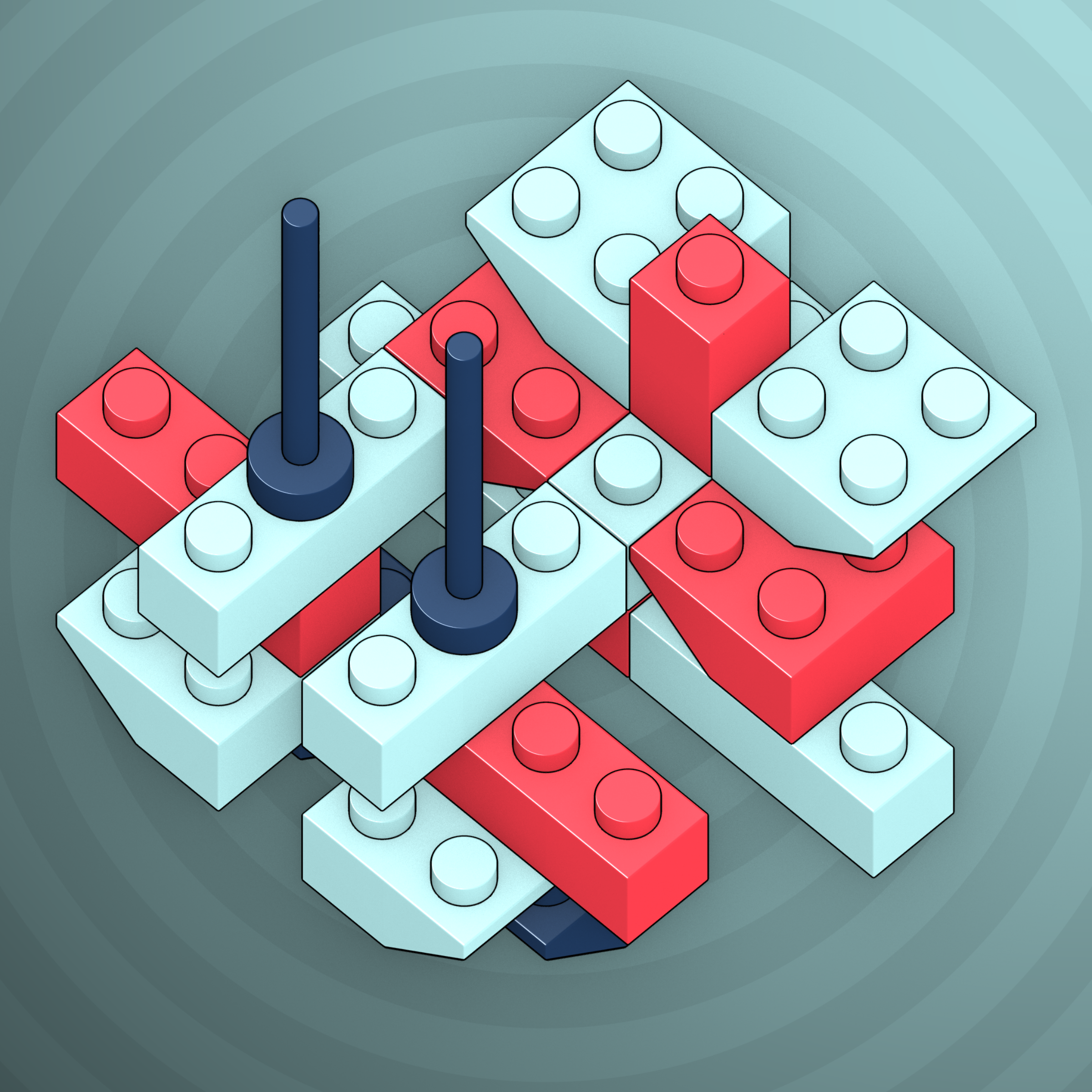 Art Blocks - Art Blocks v2 - Click #146 - NFT # 263000146