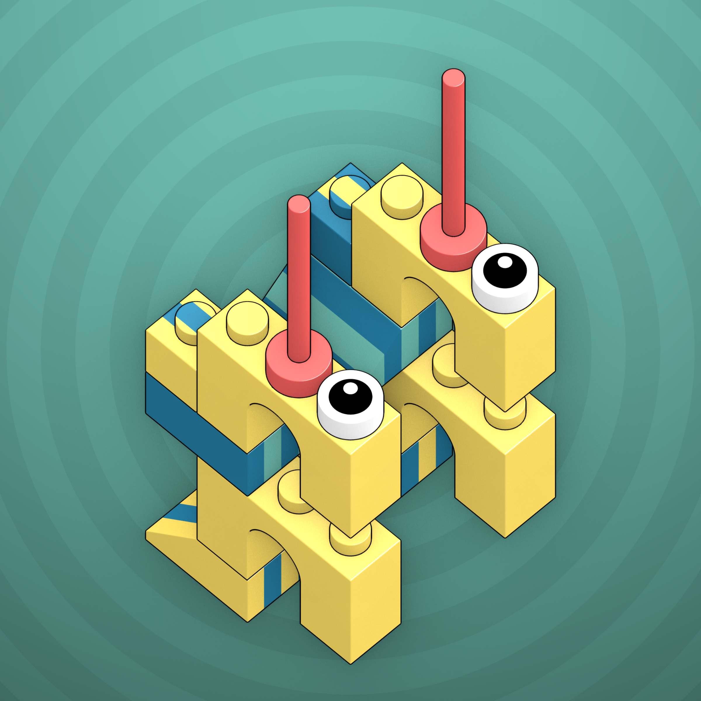 Art Blocks - Art Blocks v2 - Click #154 - NFT # 263000154