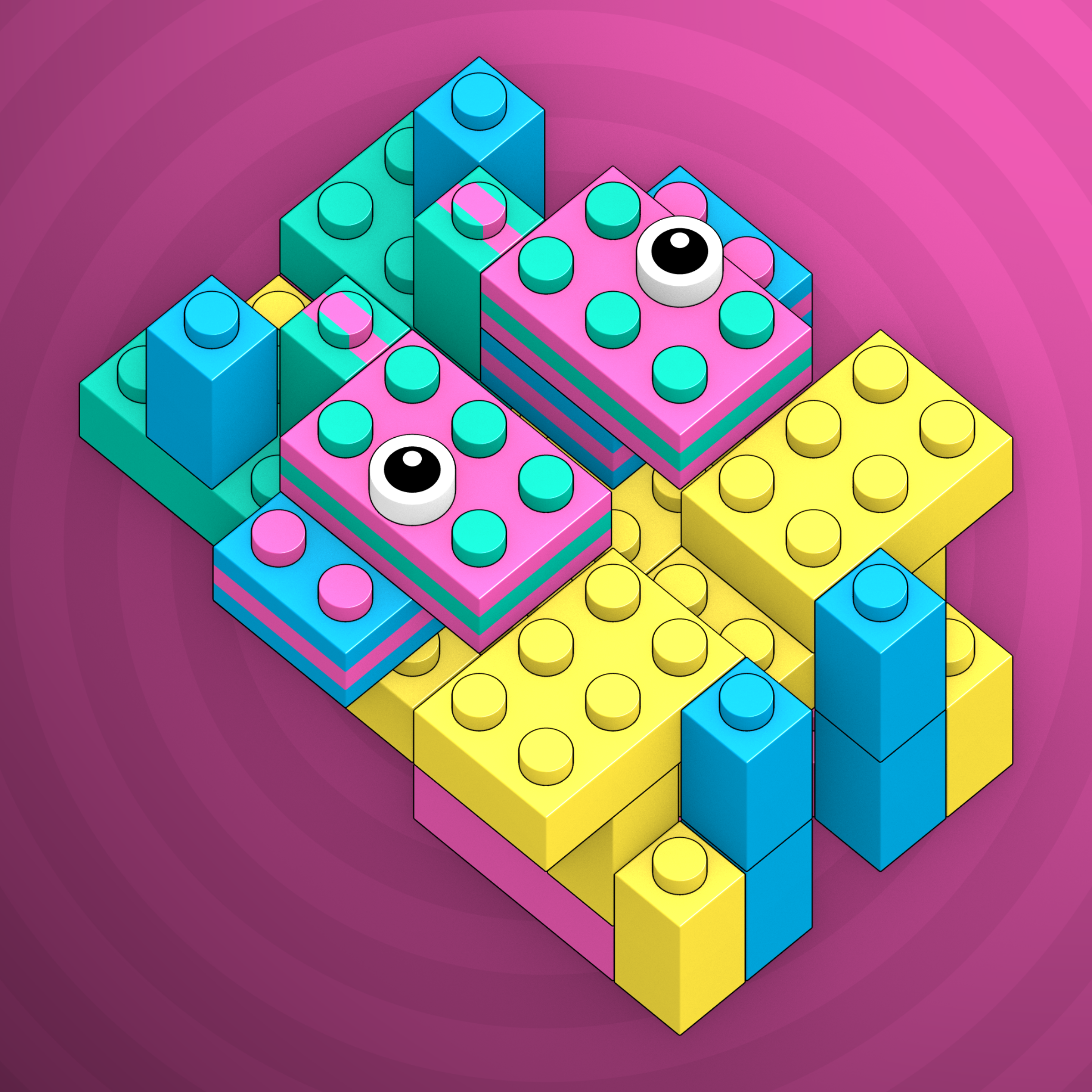 Art Blocks - Art Blocks v2 - Click #156 - NFT # 263000156