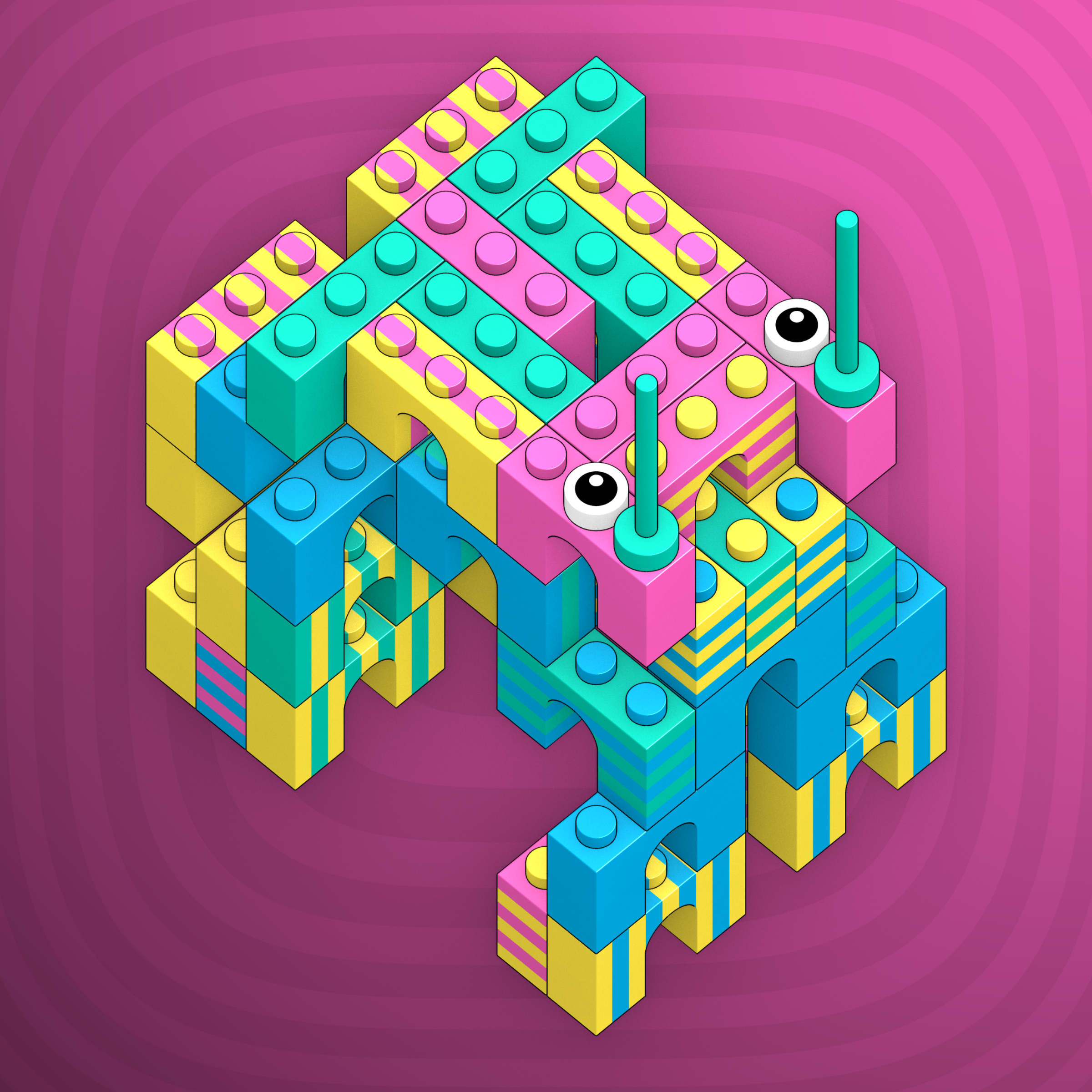 Art Blocks - Art Blocks v2 - Click #157 - NFT # 263000157