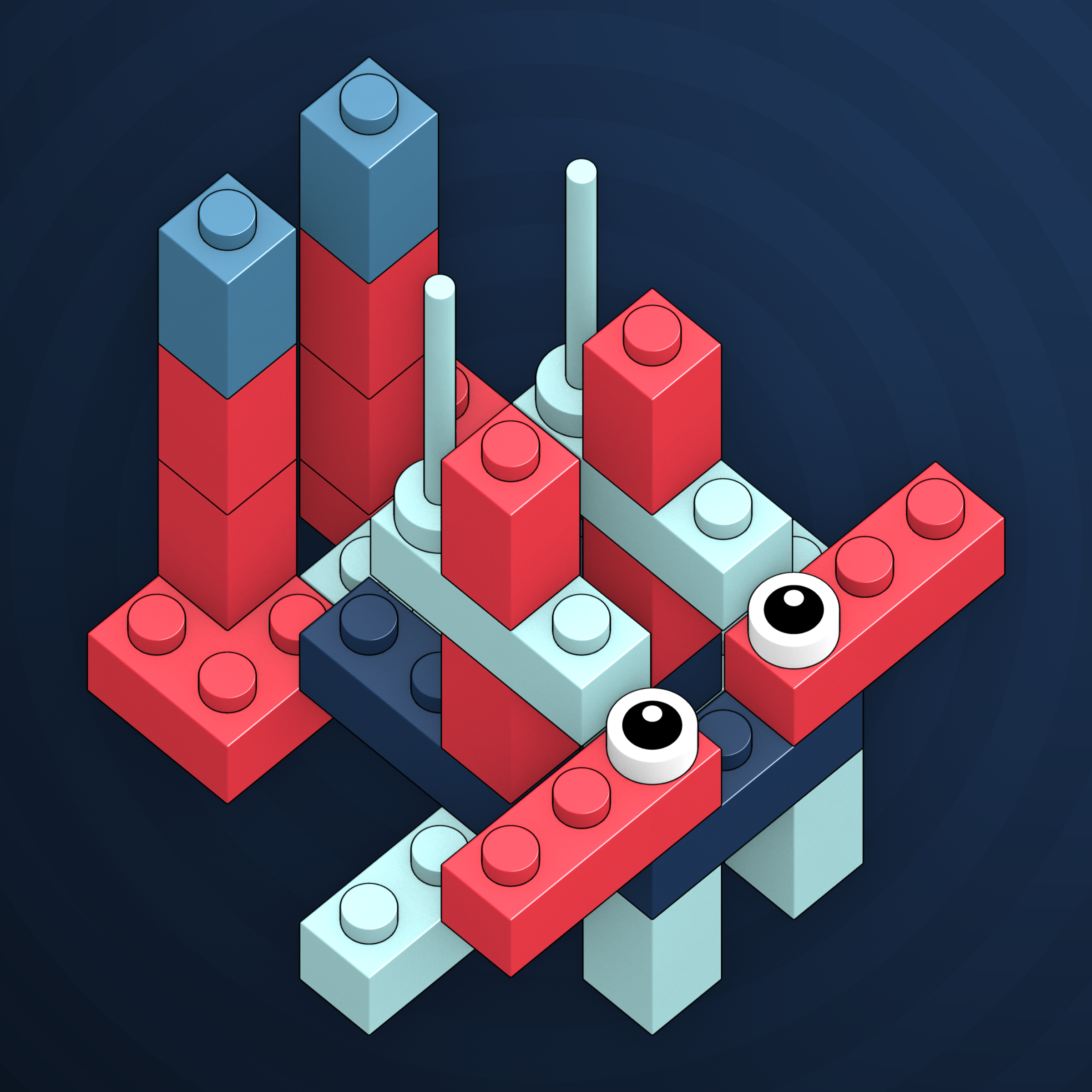 Art Blocks - Art Blocks v2 - Click #158 - NFT # 263000158