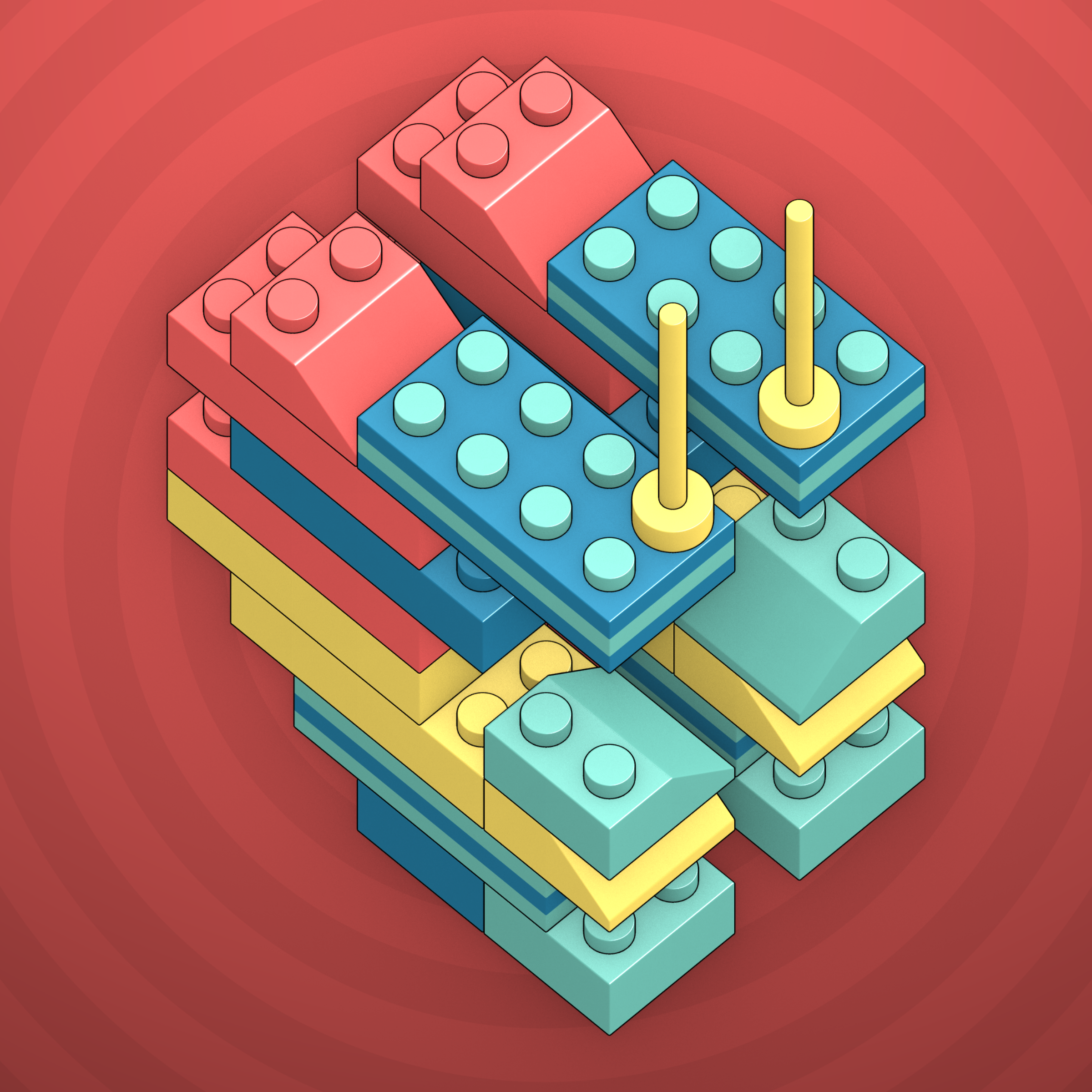 Art Blocks - Art Blocks v2 - Click #166 - NFT # 263000166