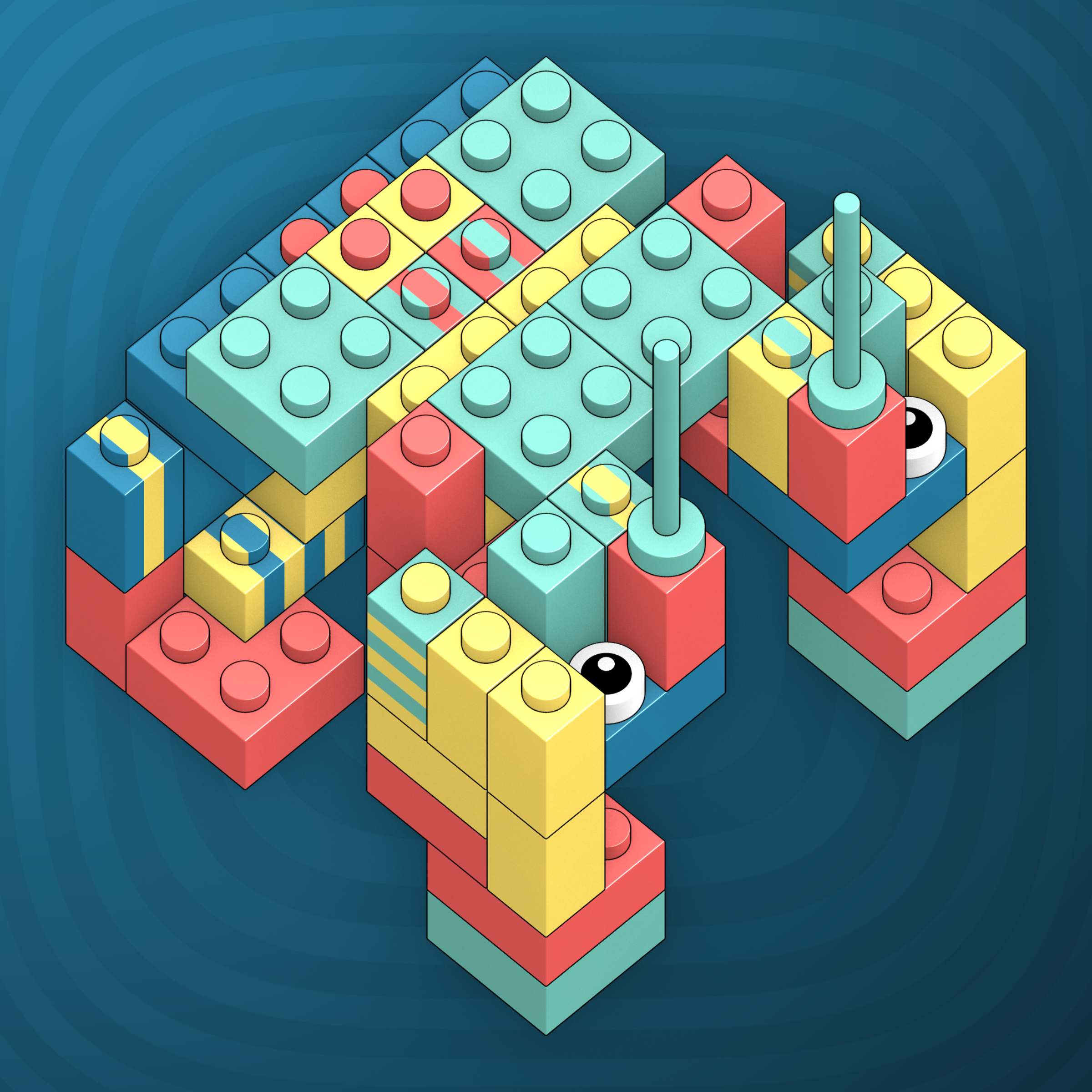 Art Blocks - Art Blocks v2 - Click #174 - NFT # 263000174