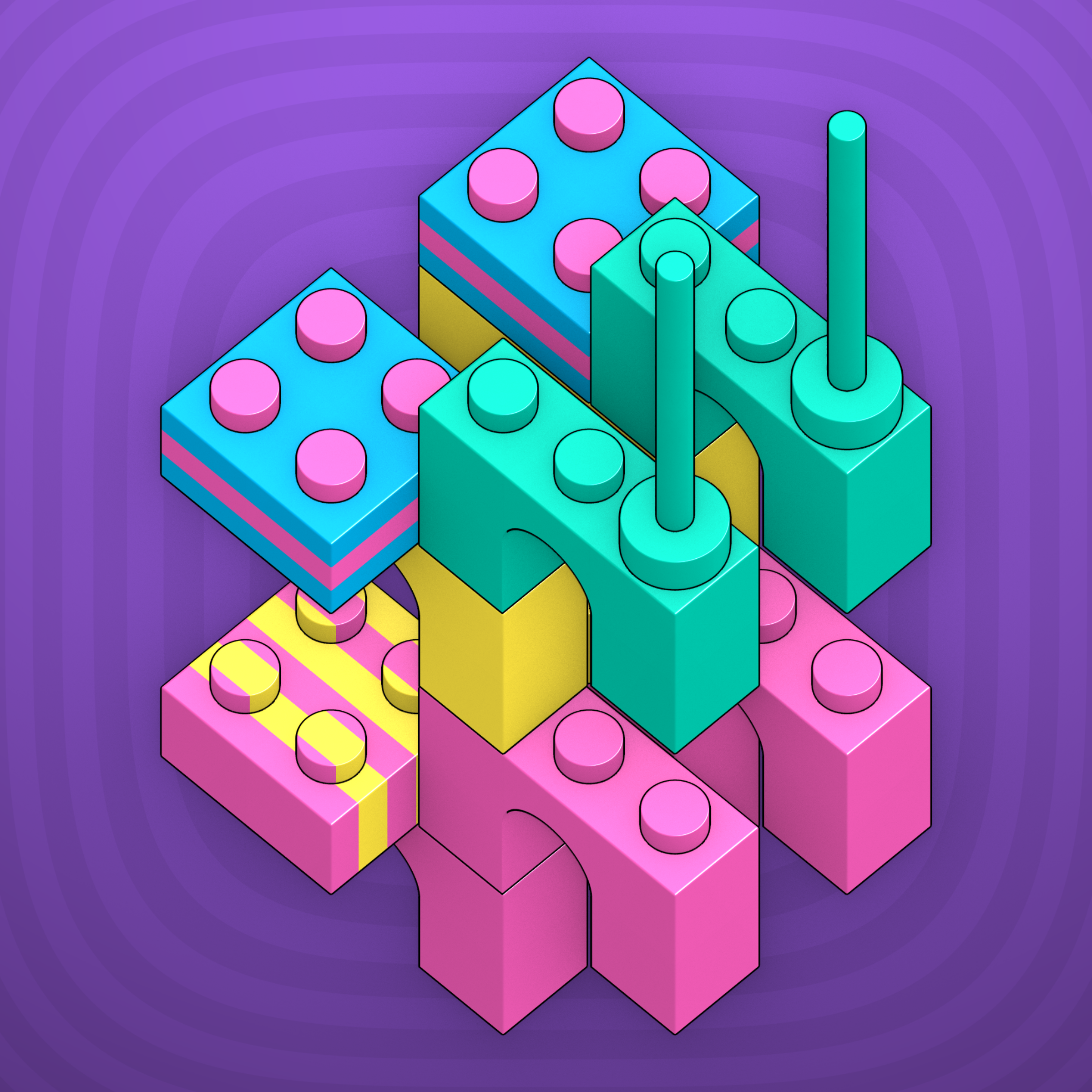 Art Blocks - Art Blocks v2 - Click #180 - NFT # 263000180