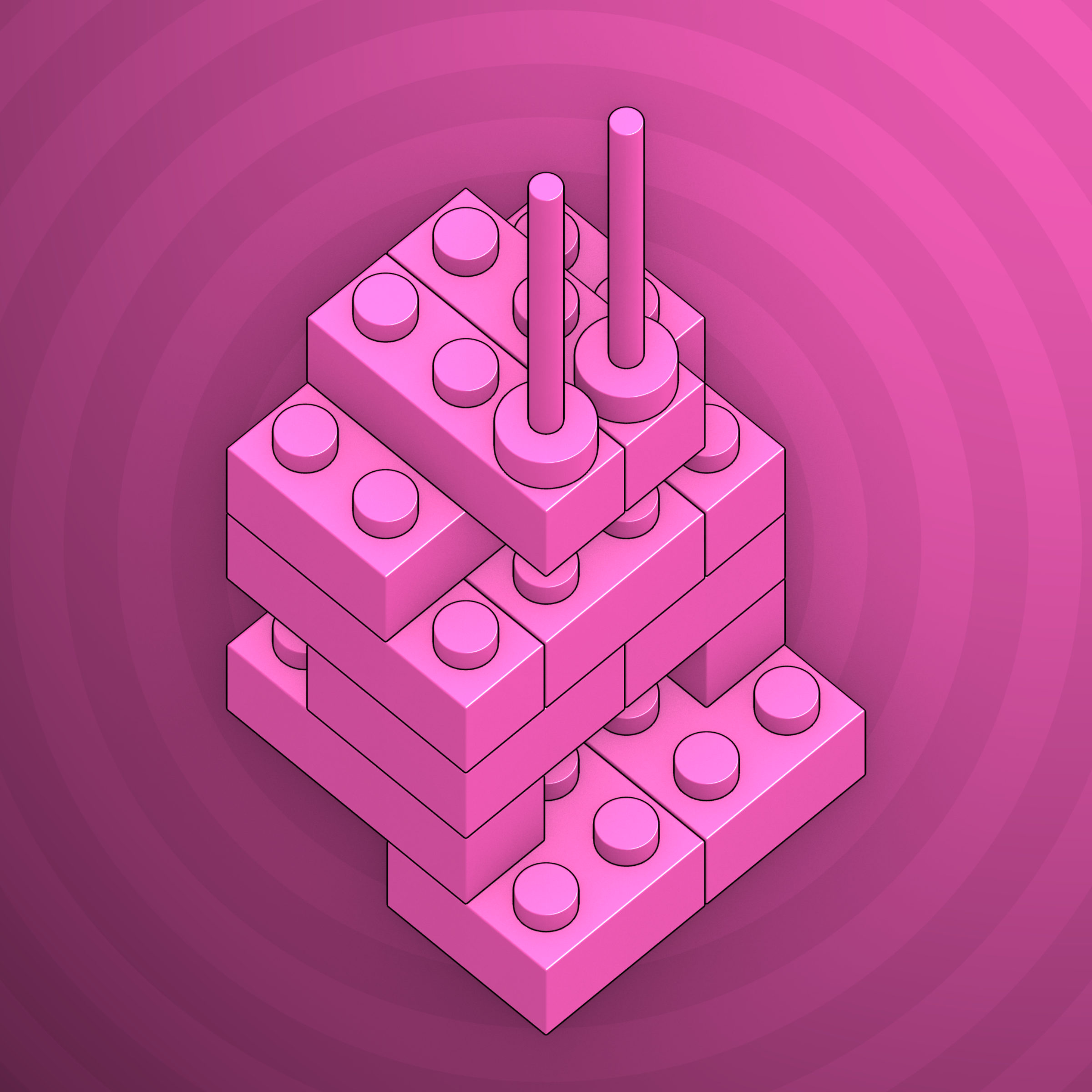 Art Blocks - Art Blocks v2 - Click #185 - NFT # 263000185