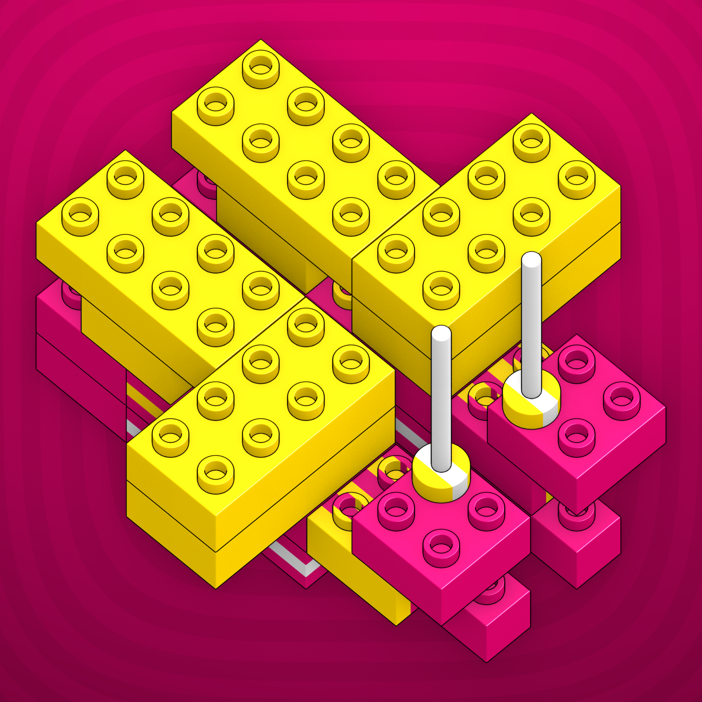 Art Blocks - Art Blocks v2 - Click #196 - NFT # 263000196