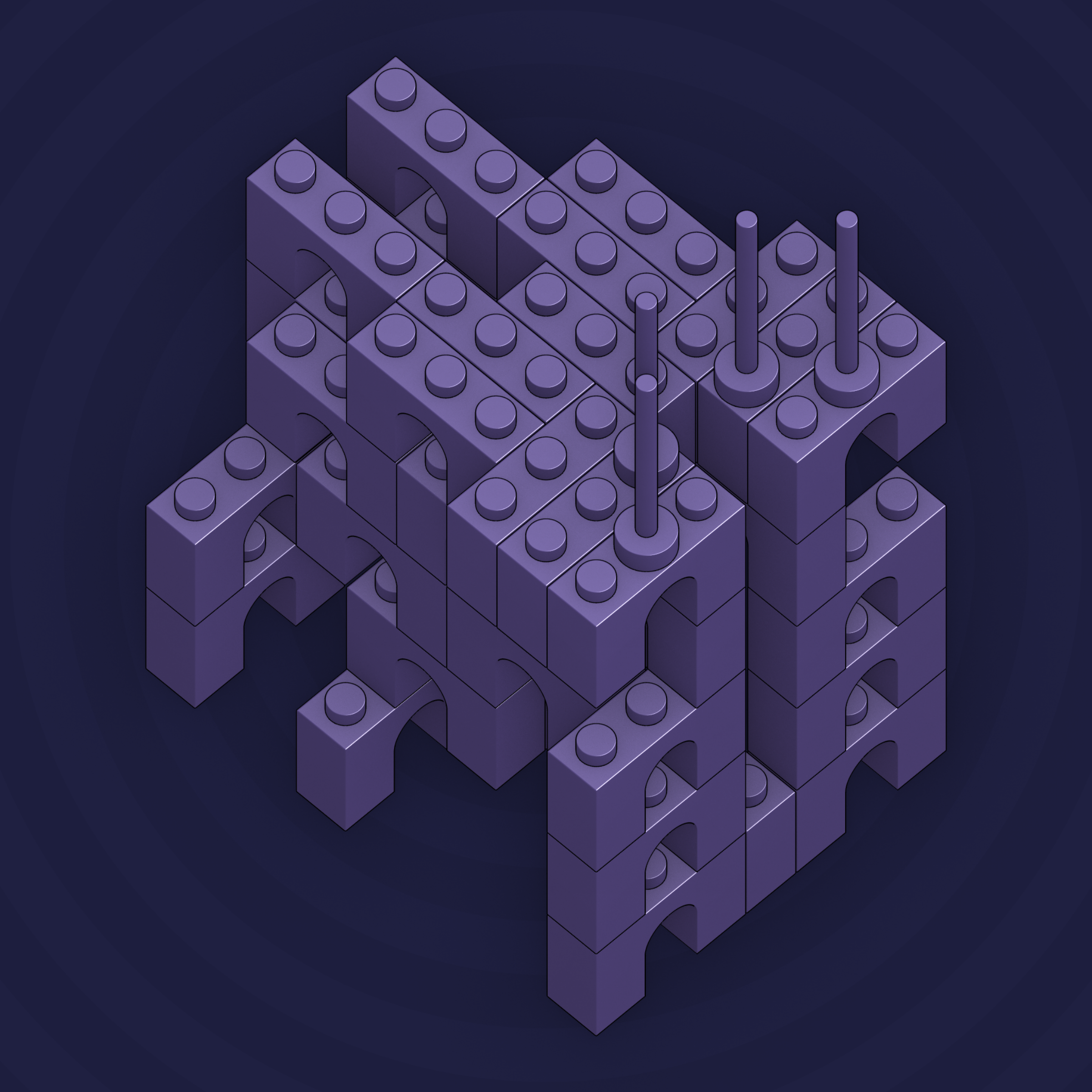 Art Blocks - Art Blocks v2 - Click #198 - NFT # 263000198