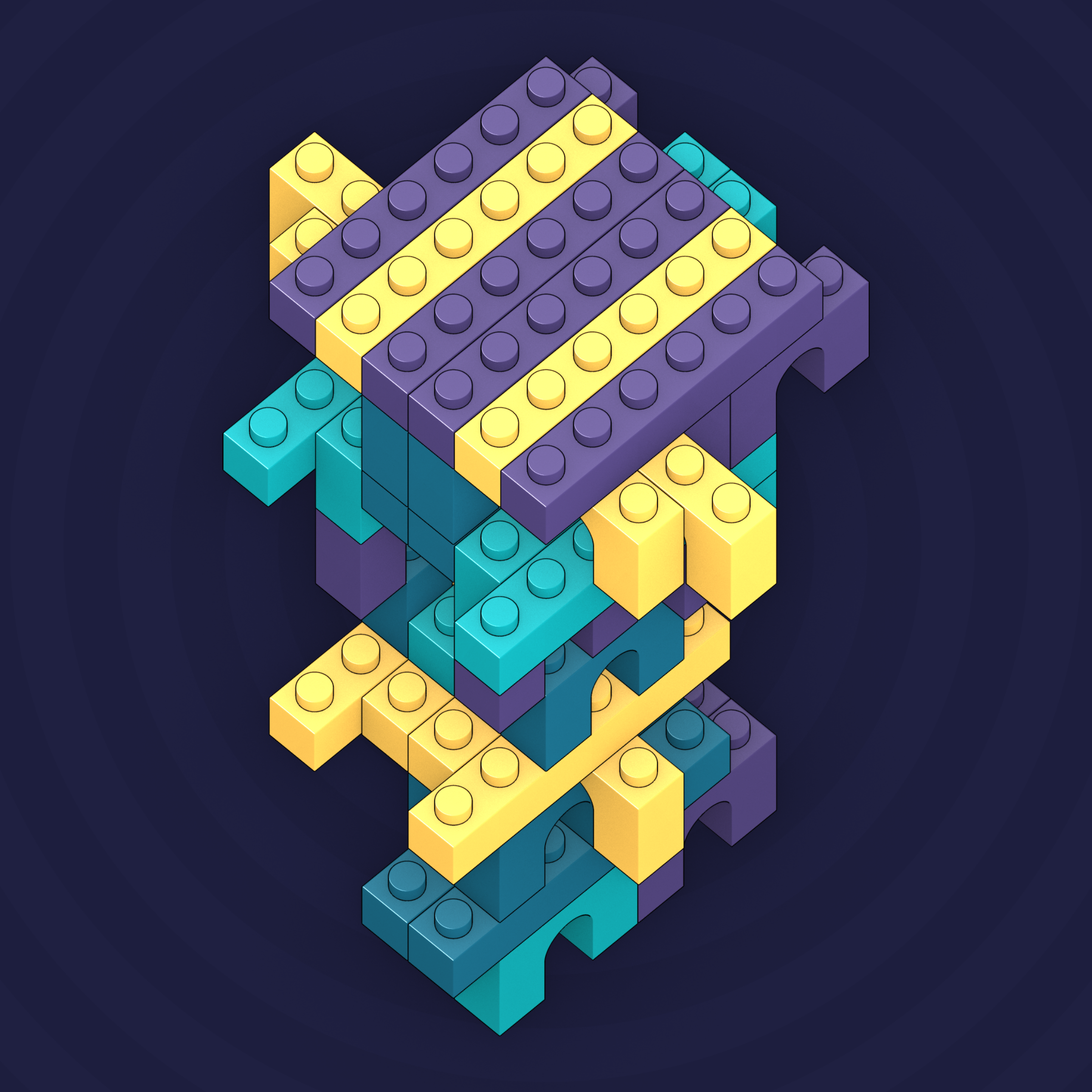 Art Blocks - Art Blocks v2 - Click #205 - NFT # 263000205