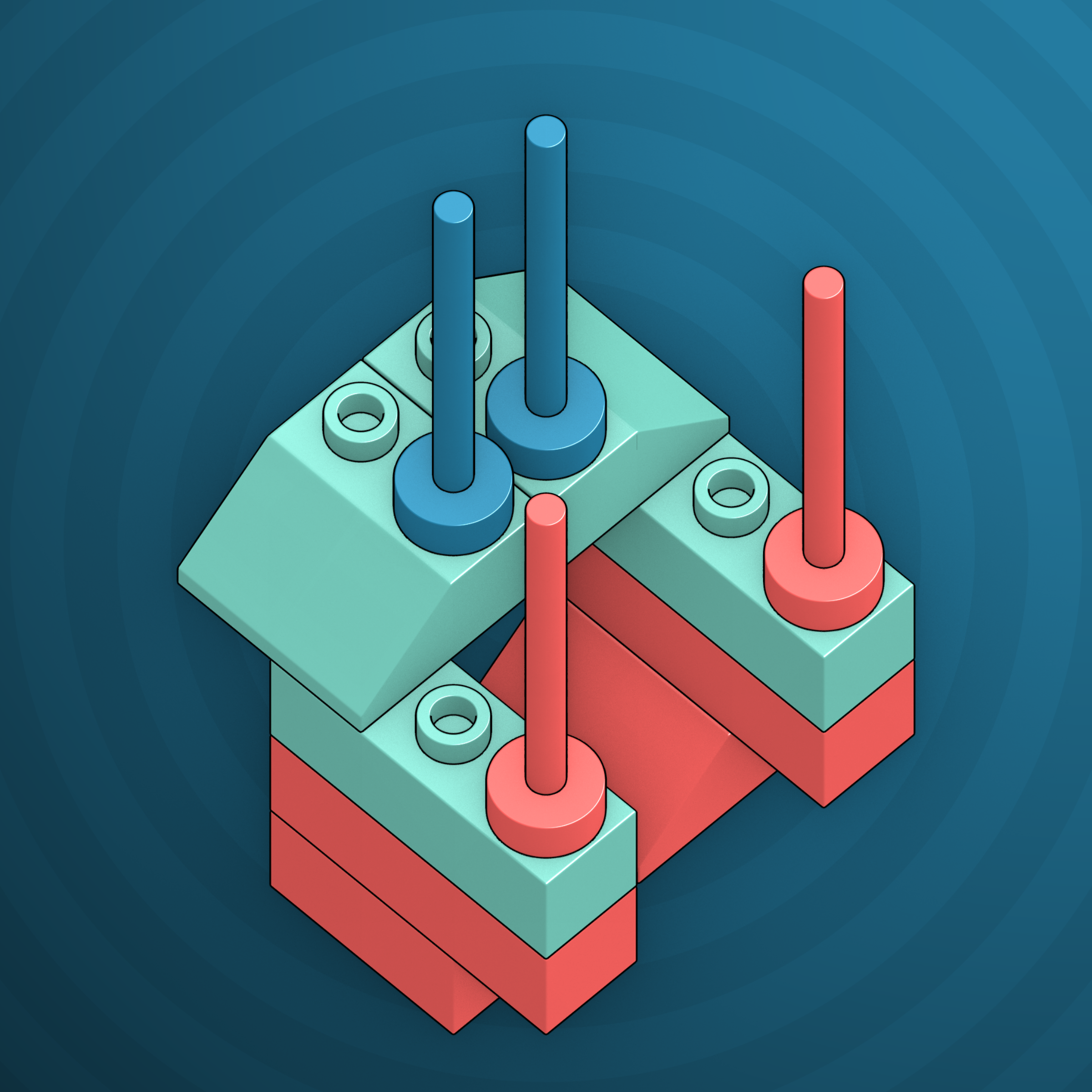 Art Blocks - Art Blocks v2 - Click #216 - NFT # 263000216