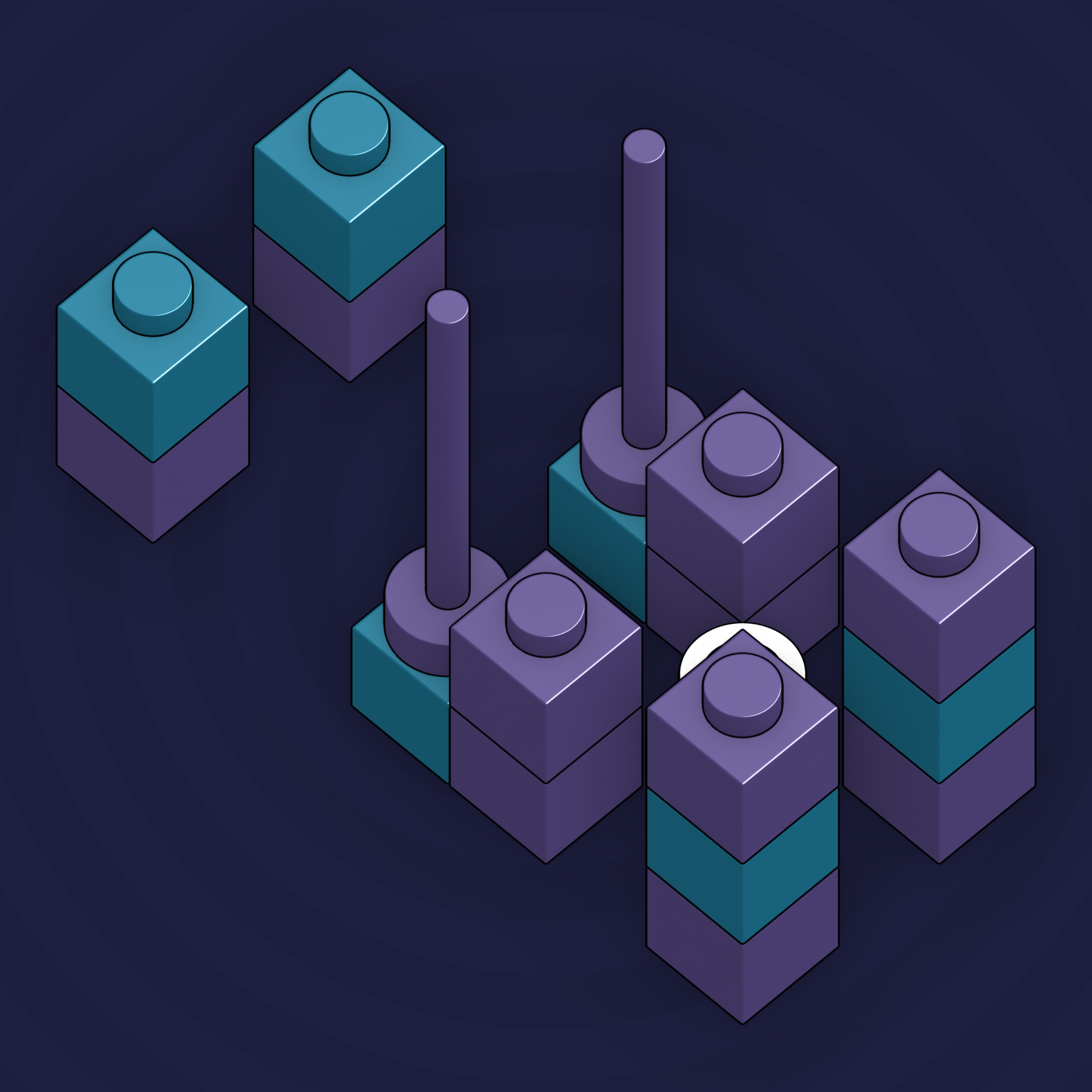 Art Blocks - Art Blocks v2 - Click #220 - NFT # 263000220