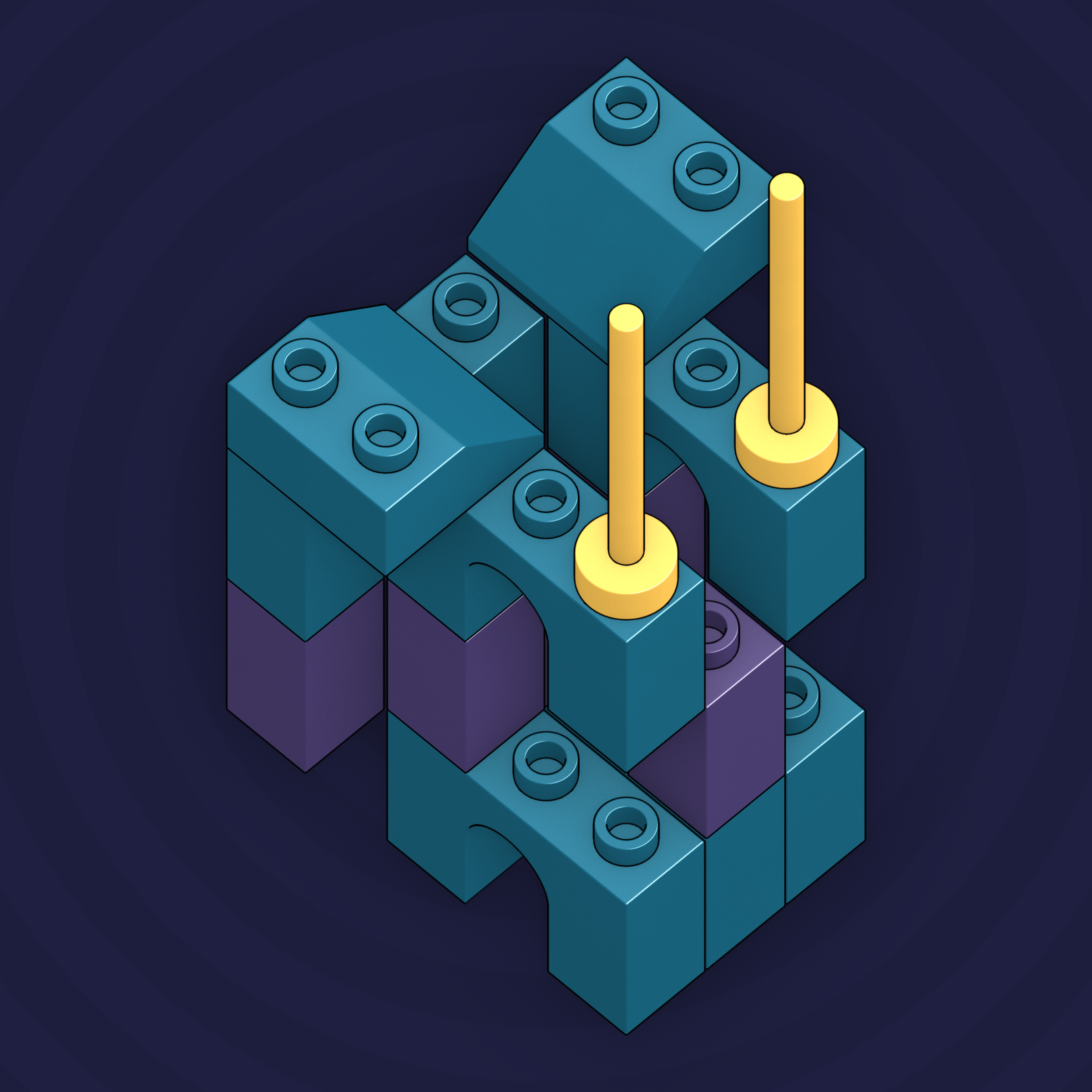 Art Blocks - Art Blocks v2 - Click #225 - NFT # 263000225