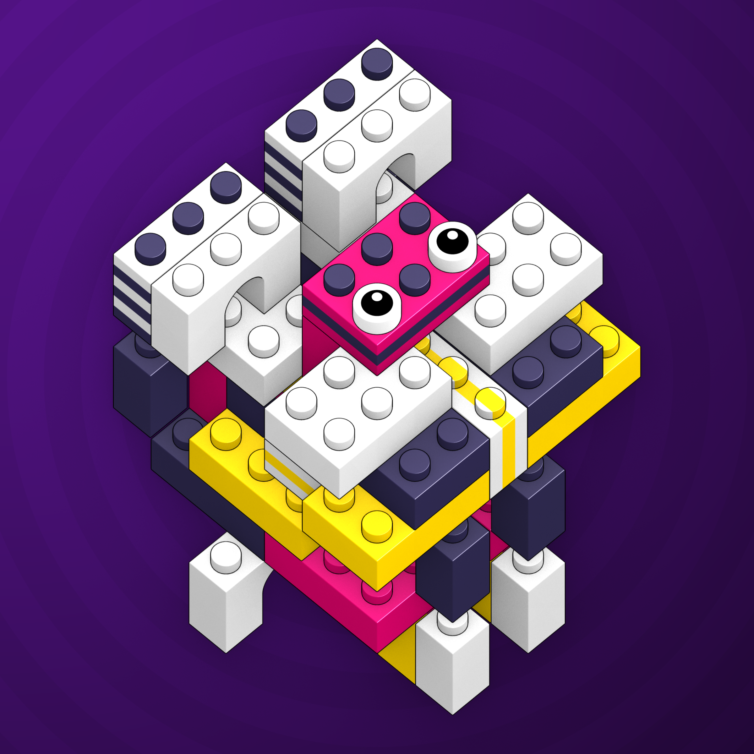 Art Blocks - Art Blocks v2 - Click #254 - NFT # 263000254