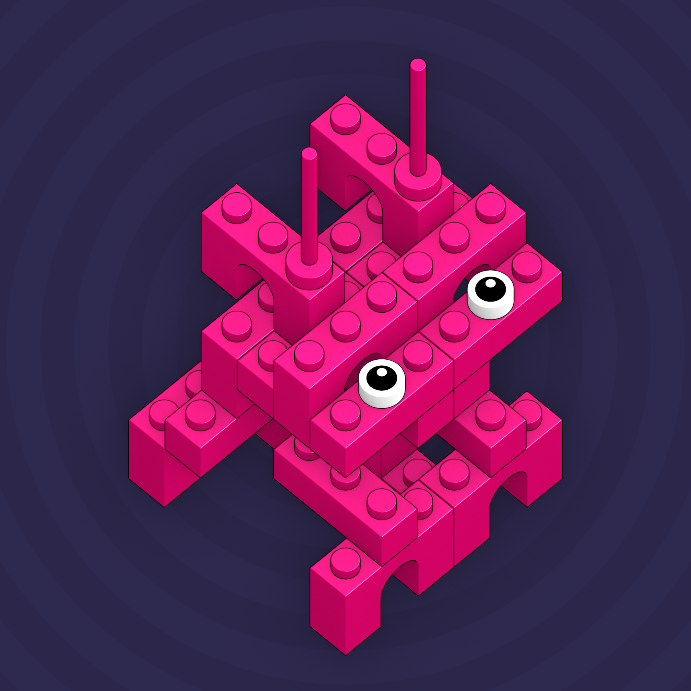 Art Blocks - Art Blocks v2 - Click #255 - NFT # 263000255