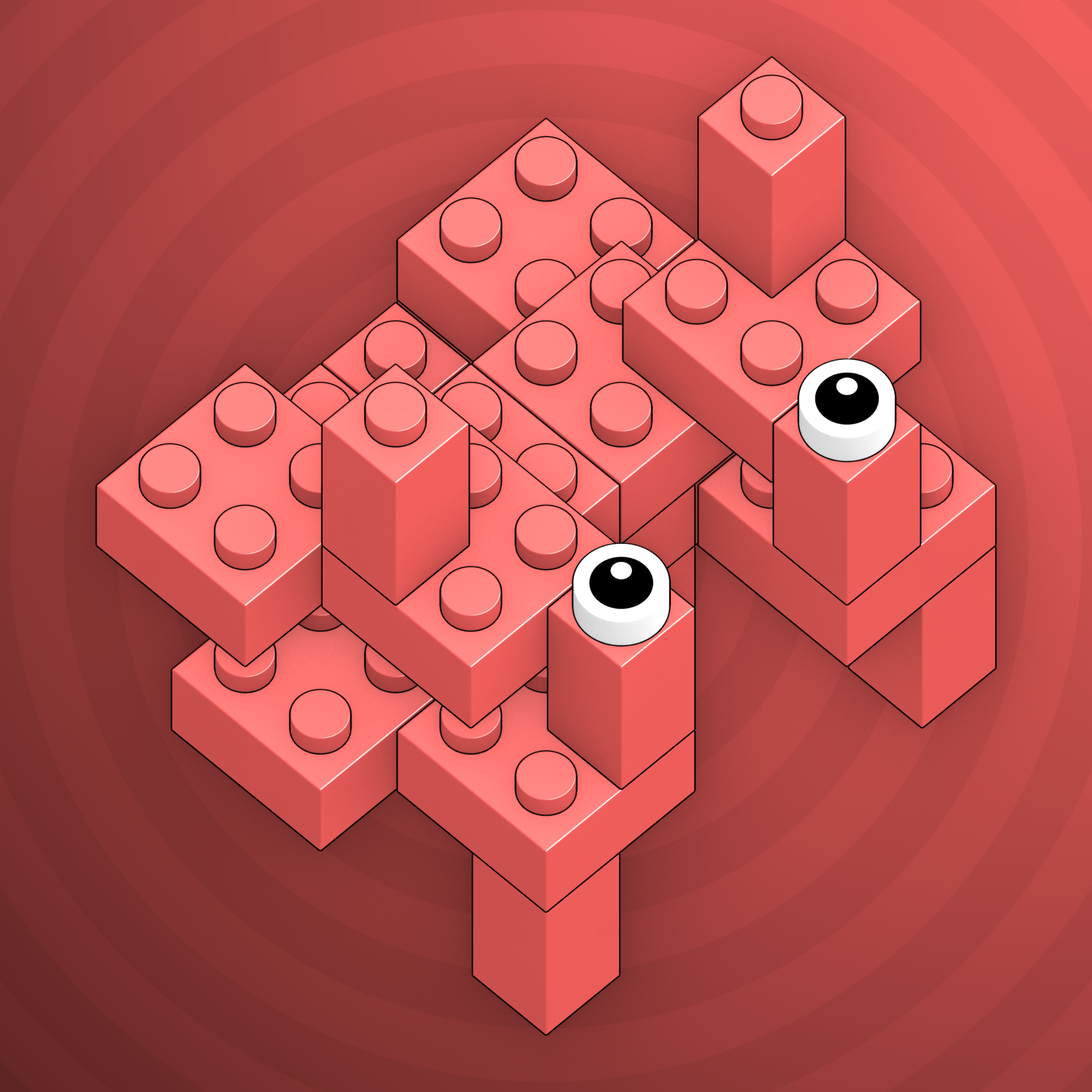 Art Blocks - Art Blocks v2 - Click #258 - NFT # 263000258