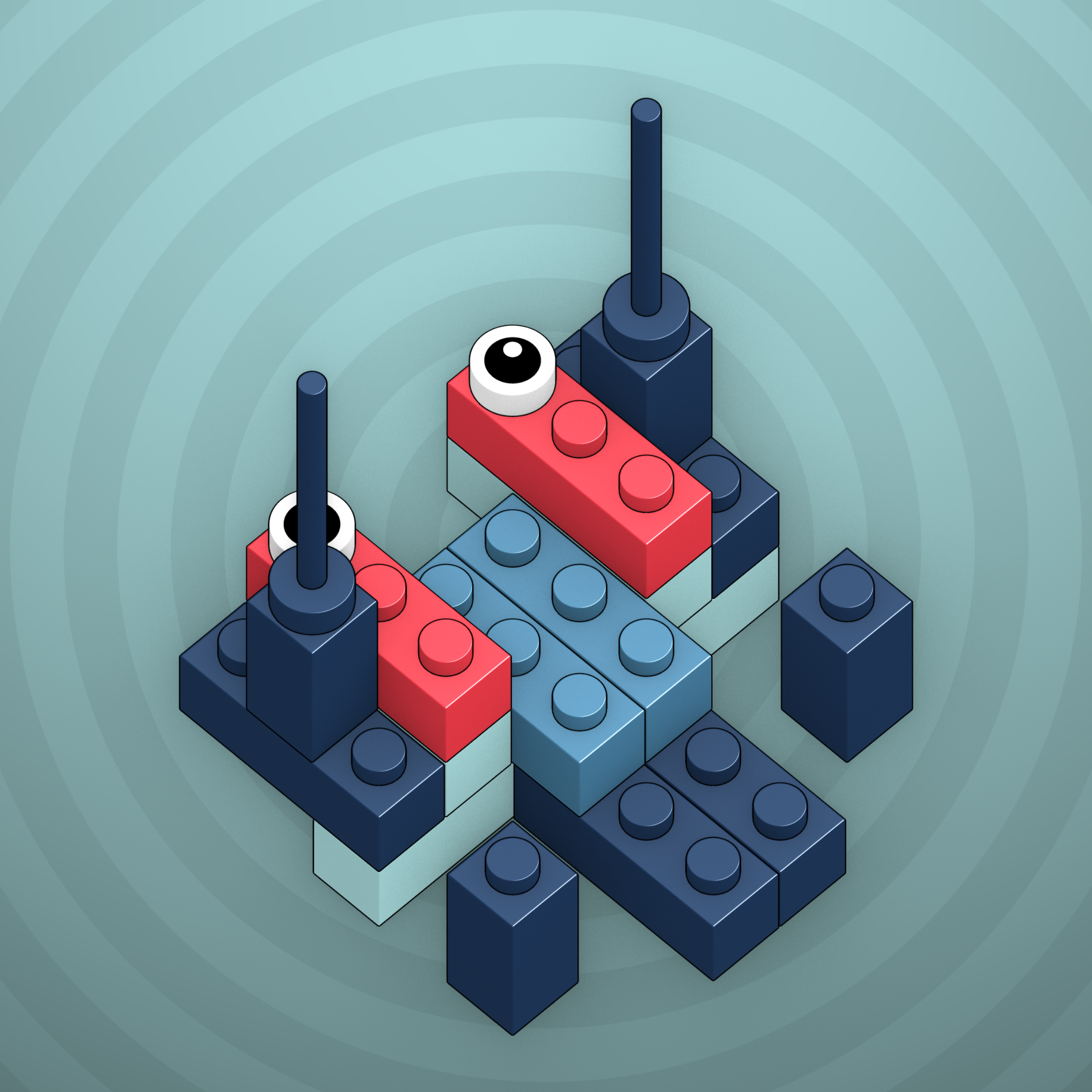 Art Blocks - Art Blocks v2 - Click #262 - NFT # 263000262