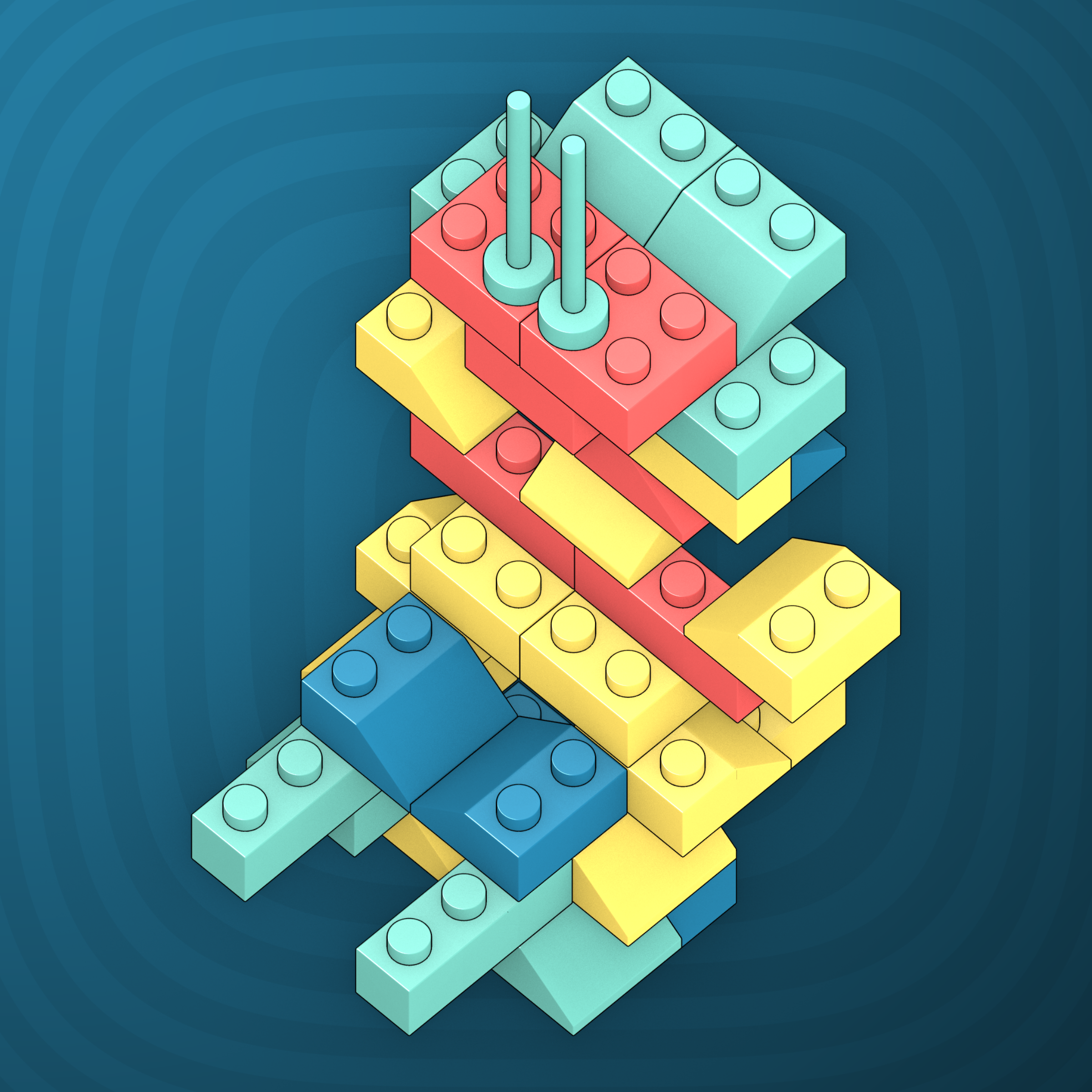 Art Blocks - Art Blocks v2 - Click #298 - NFT # 263000298