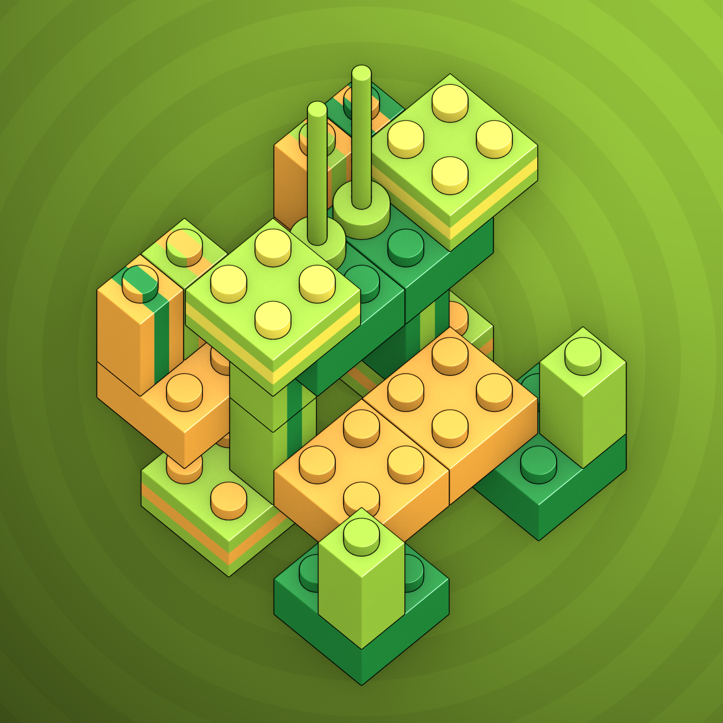 Art Blocks - Art Blocks v2 - Click #304 - NFT # 263000304