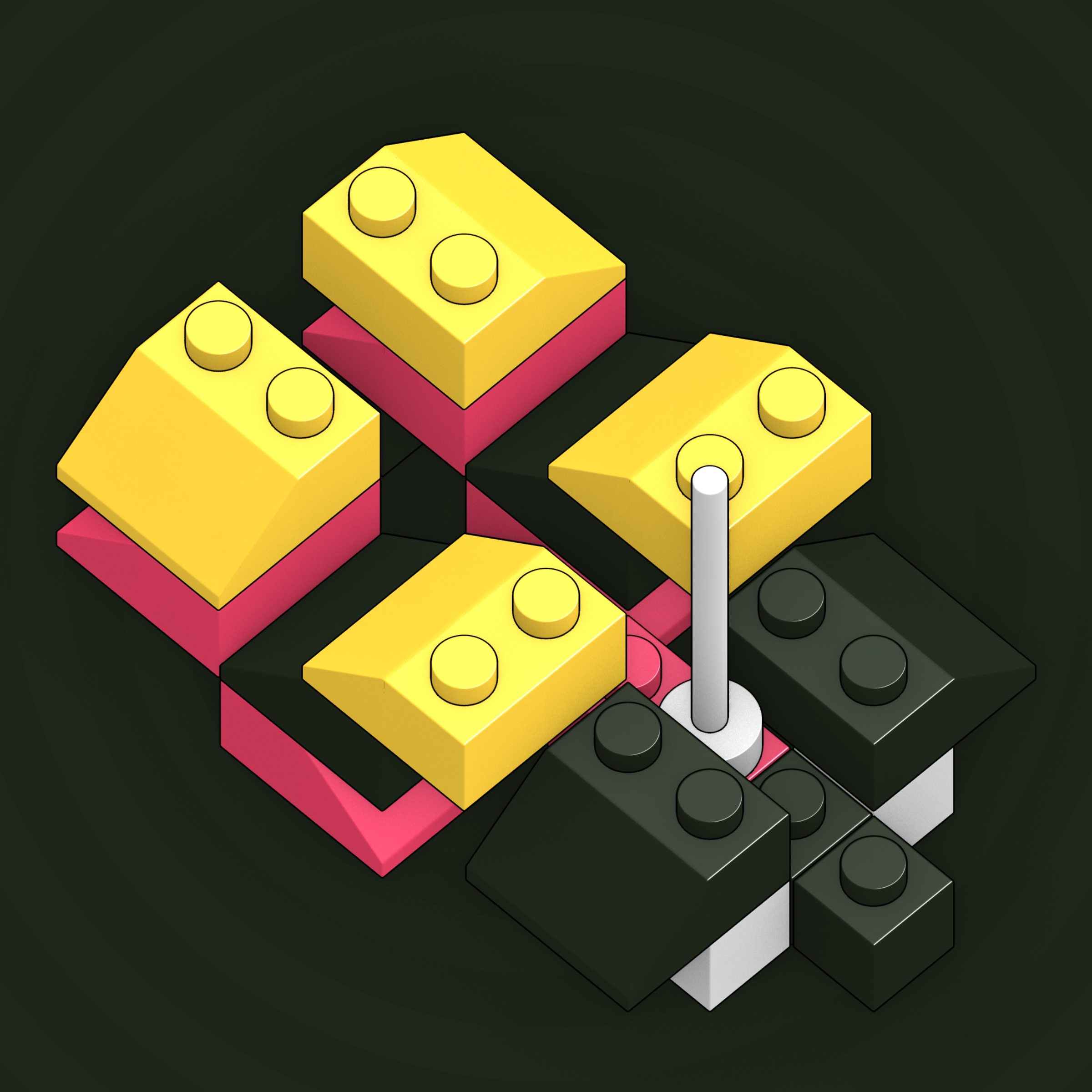 Art Blocks - Art Blocks v2 - Click #307 - NFT # 263000307