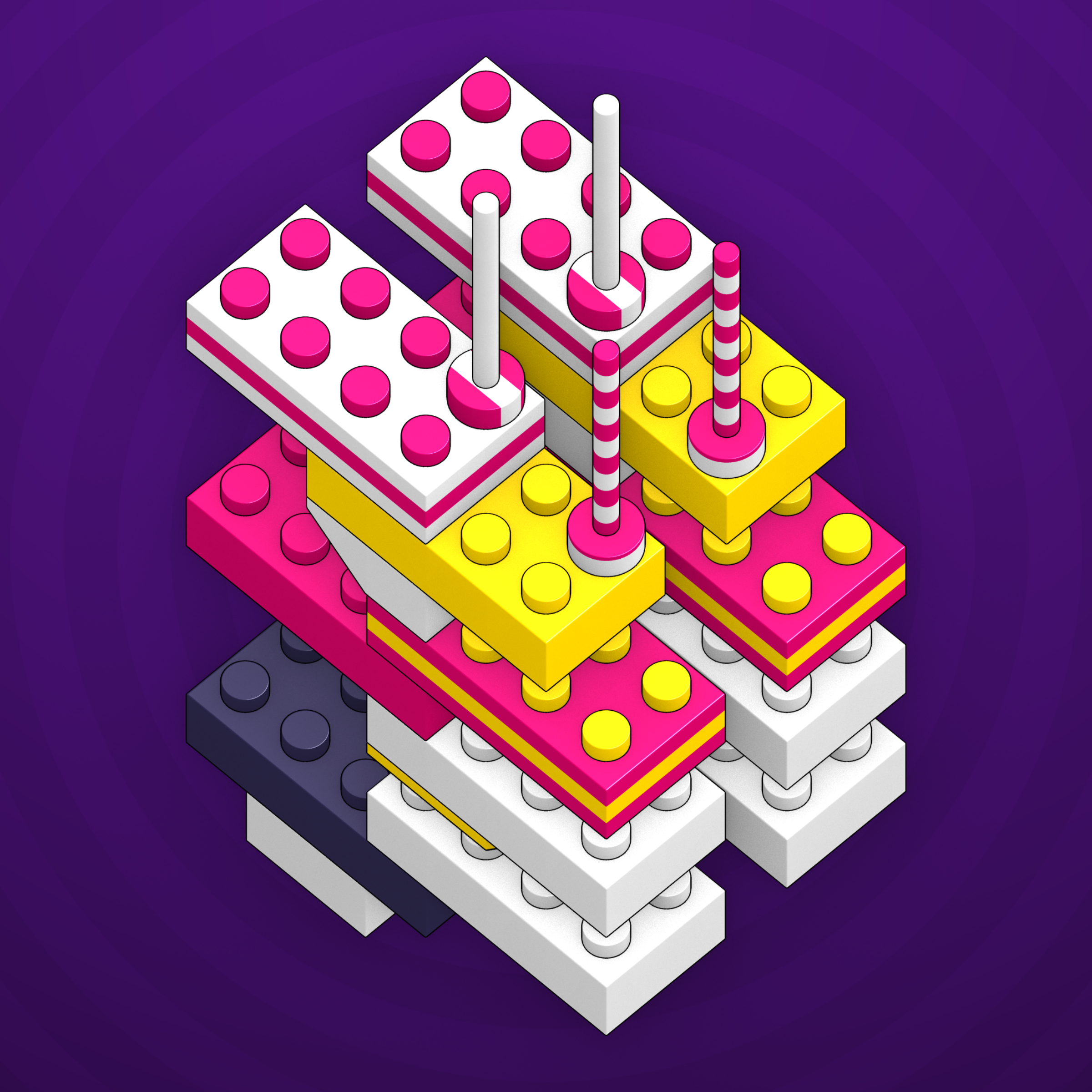 Art Blocks - Art Blocks v2 - Click #308 - NFT # 263000308