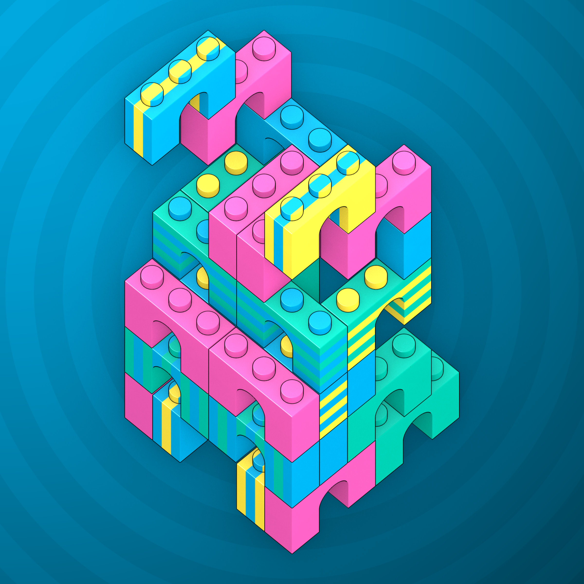 Art Blocks - Art Blocks v2 - Click #316 - NFT # 263000316