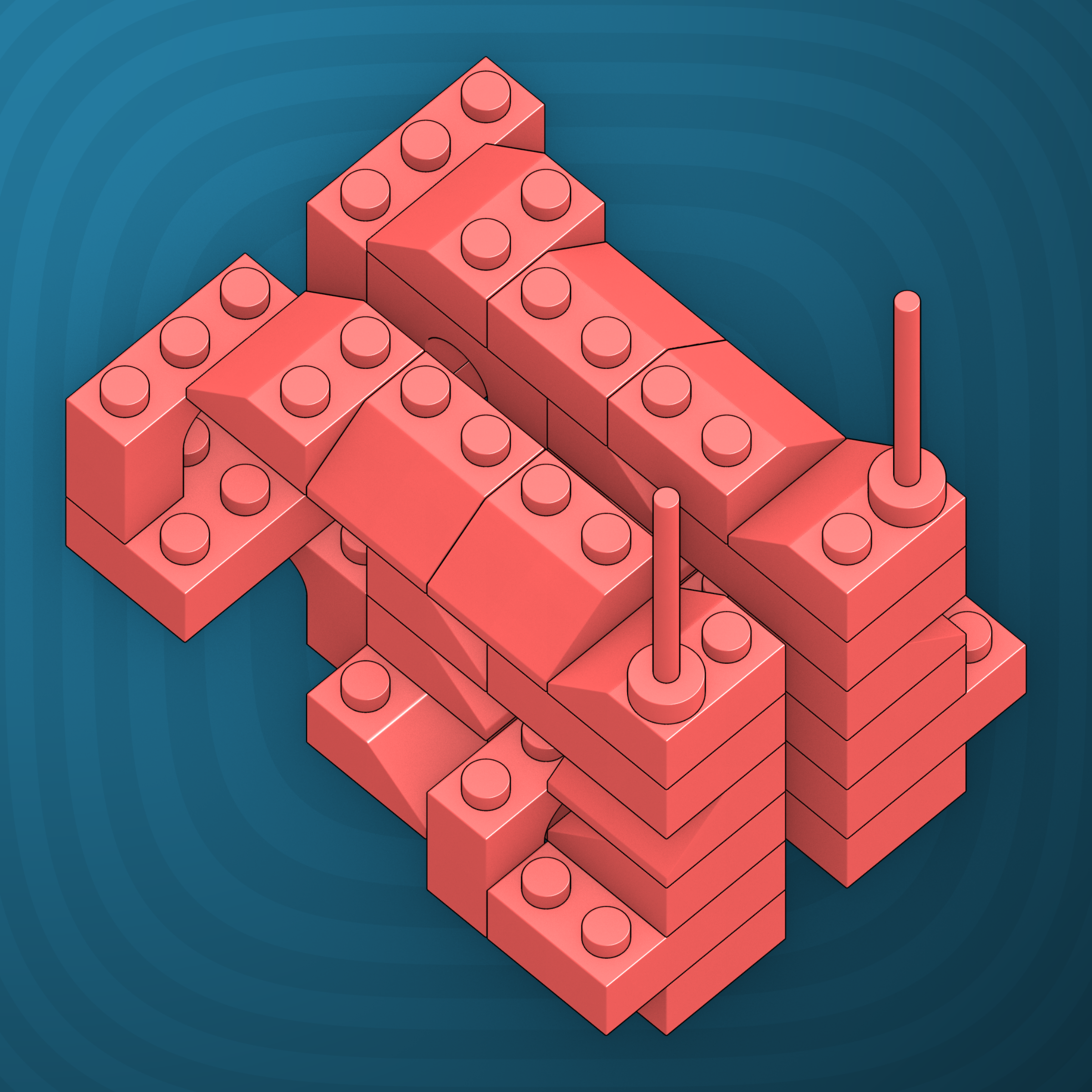 Art Blocks - Art Blocks v2 - Click #318 - NFT # 263000318