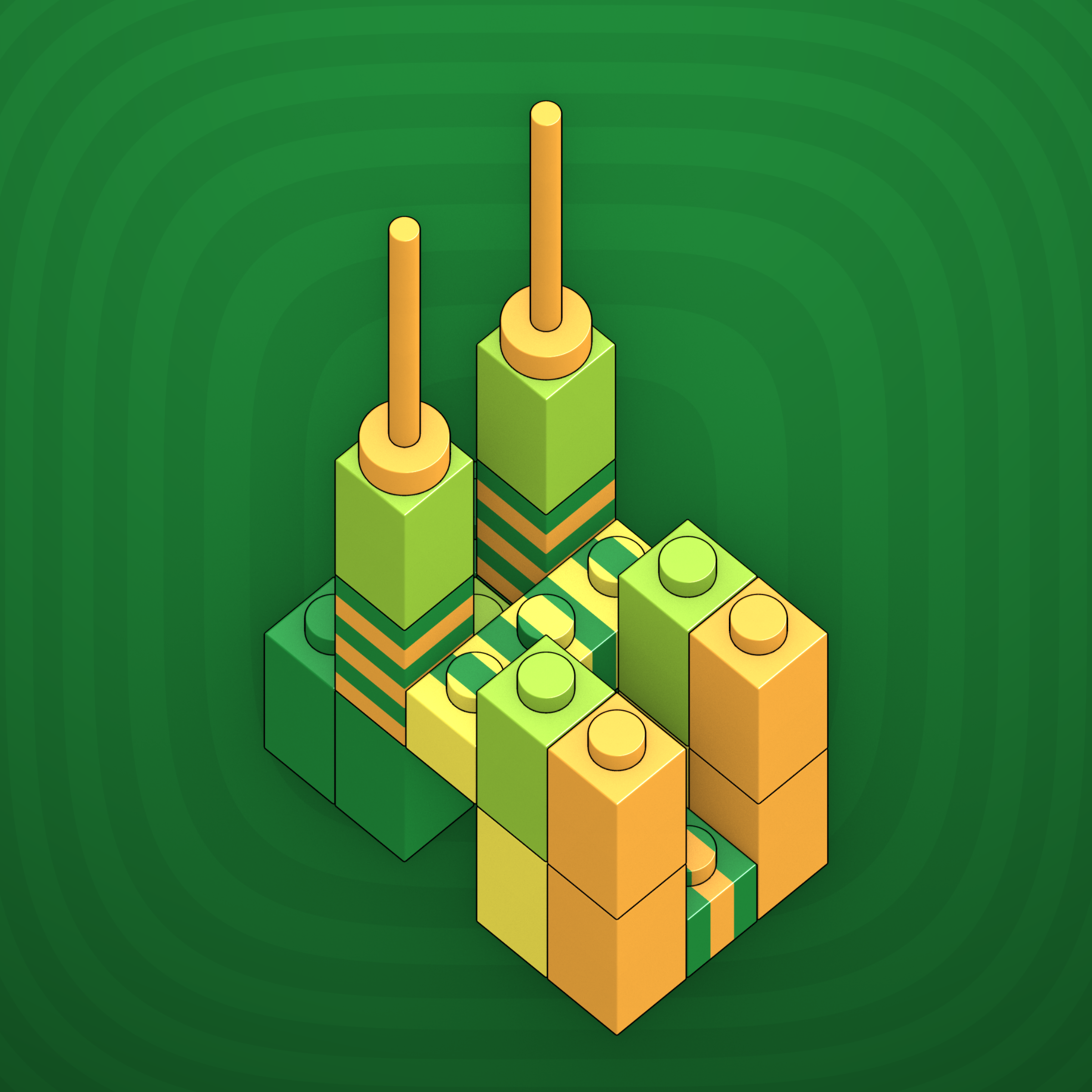 Art Blocks - Art Blocks v2 - Click #319 - NFT # 263000319