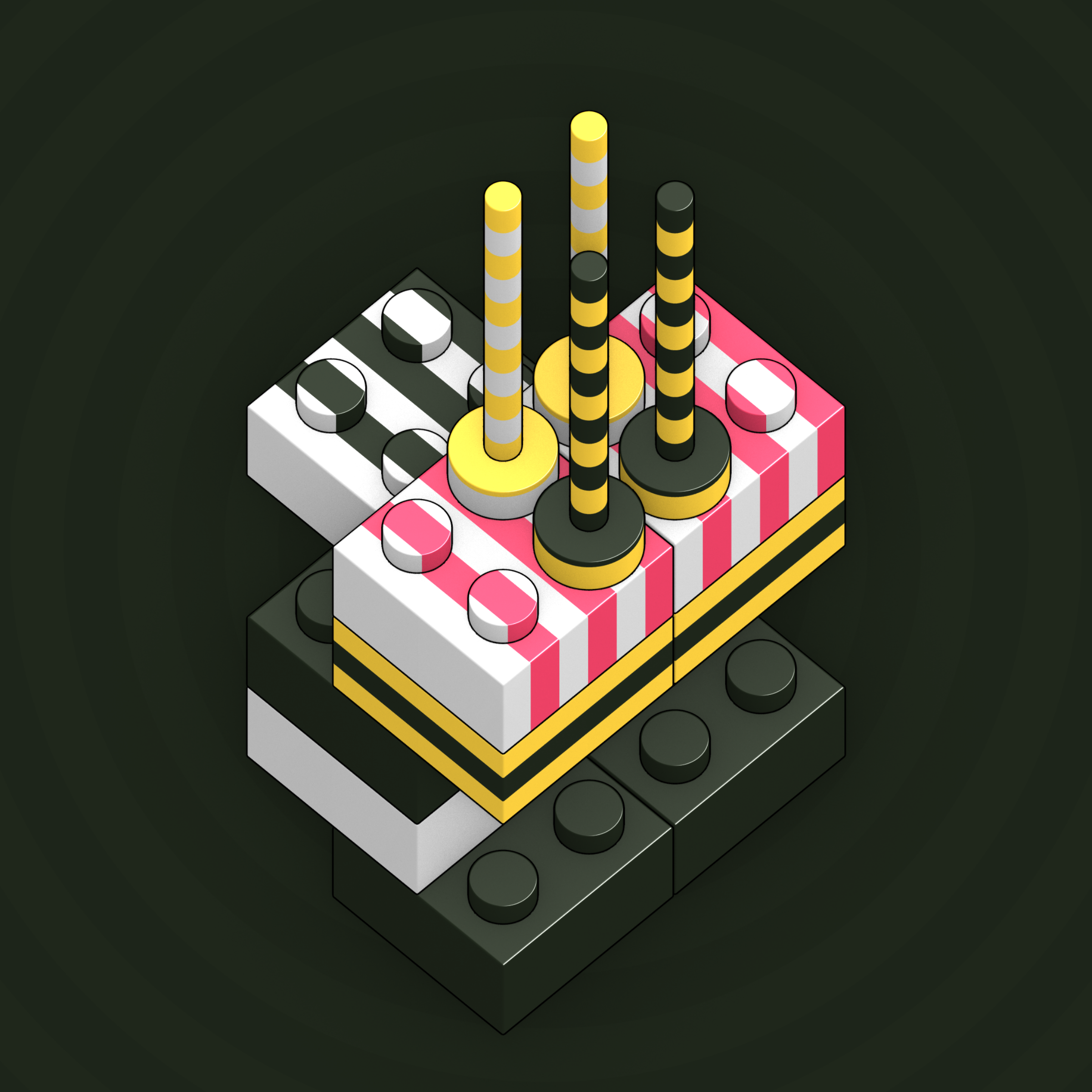 Art Blocks - Art Blocks v2 - Click #321 - NFT # 263000321