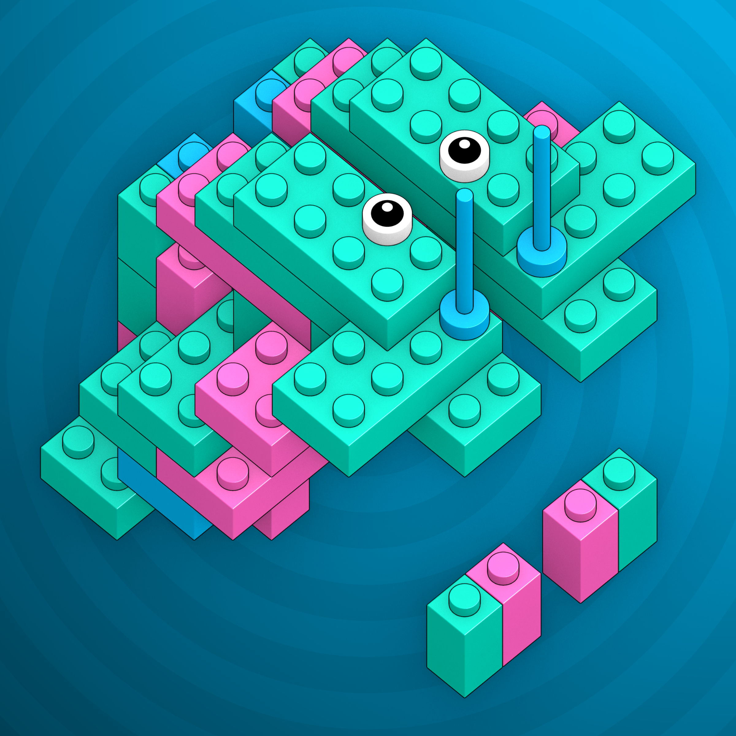 Art Blocks - Art Blocks v2 - Click #342 - NFT # 263000342