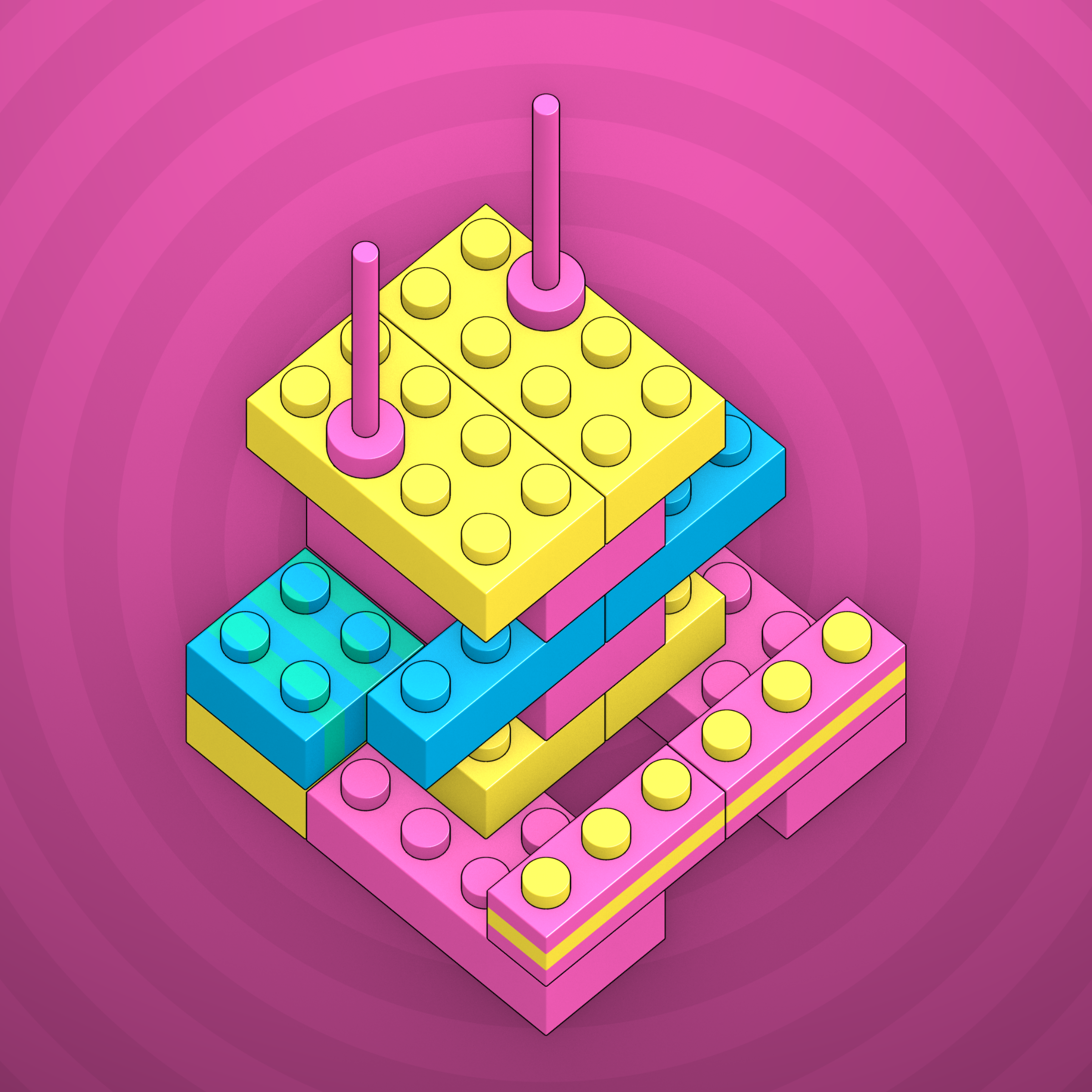 Art Blocks - Art Blocks v2 - Click #348 - NFT # 263000348