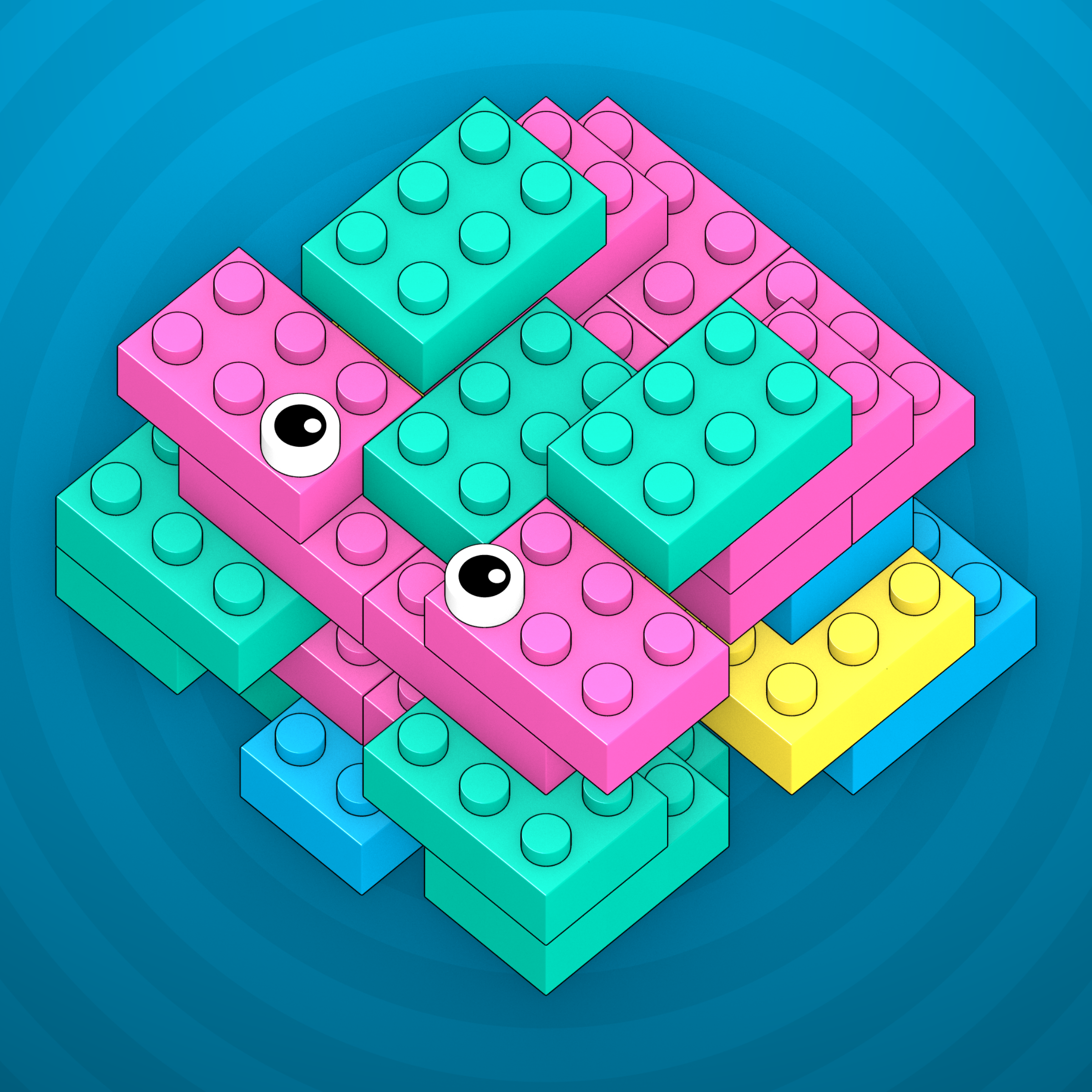 Art Blocks - Art Blocks v2 - Click #357 - NFT # 263000357