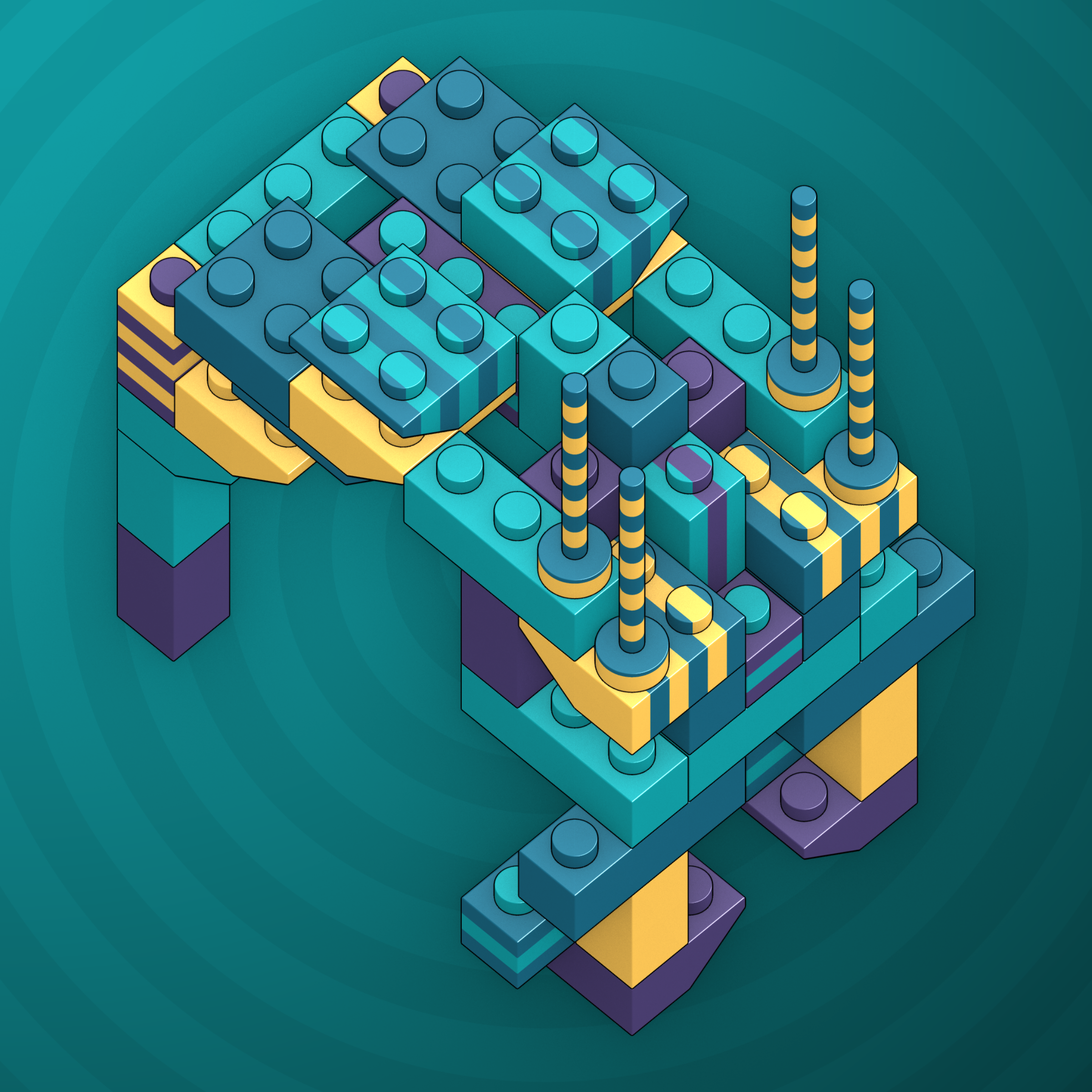 Art Blocks - Art Blocks v2 - Click #368 - NFT # 263000368