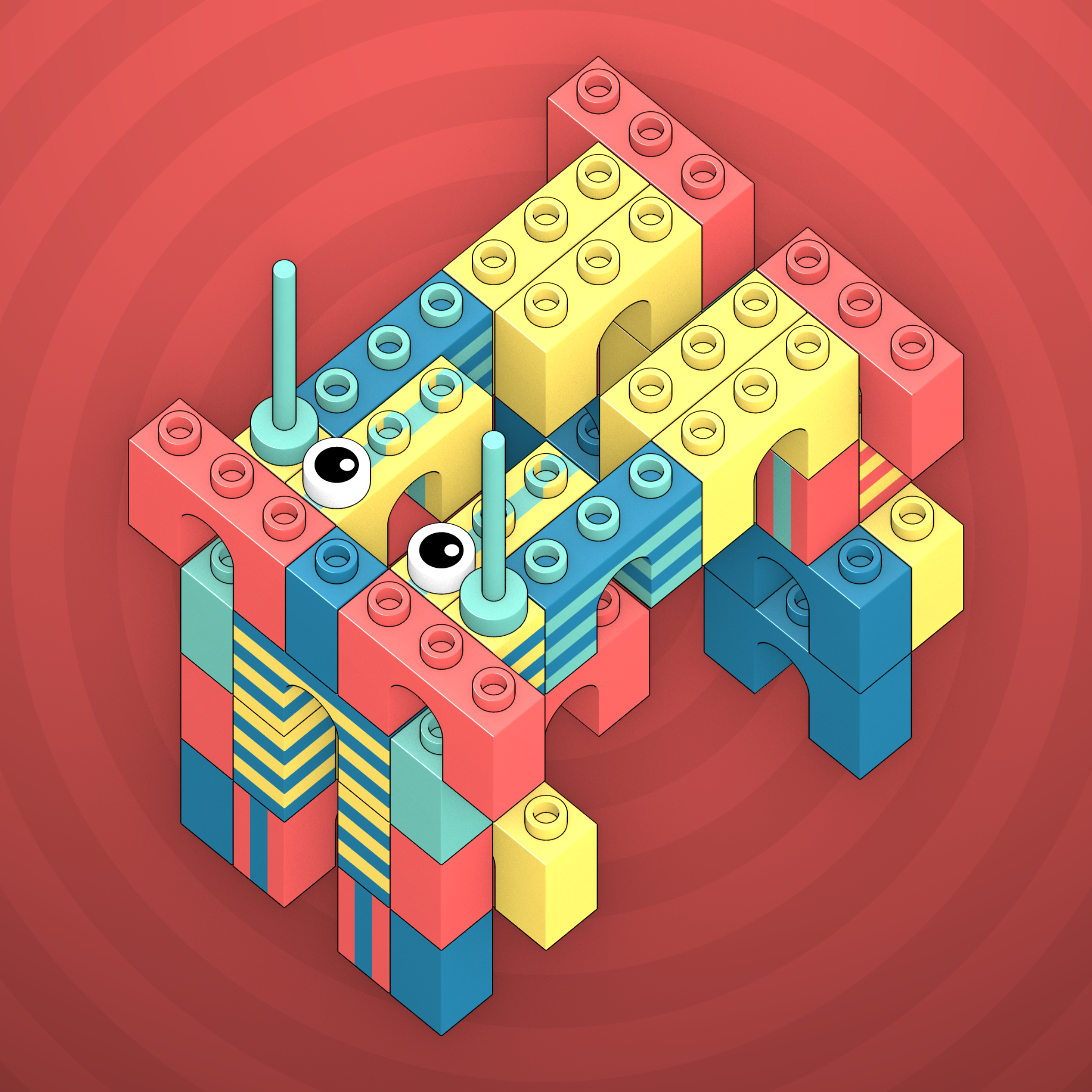 Art Blocks - Art Blocks v2 - Click #375 - NFT # 263000375