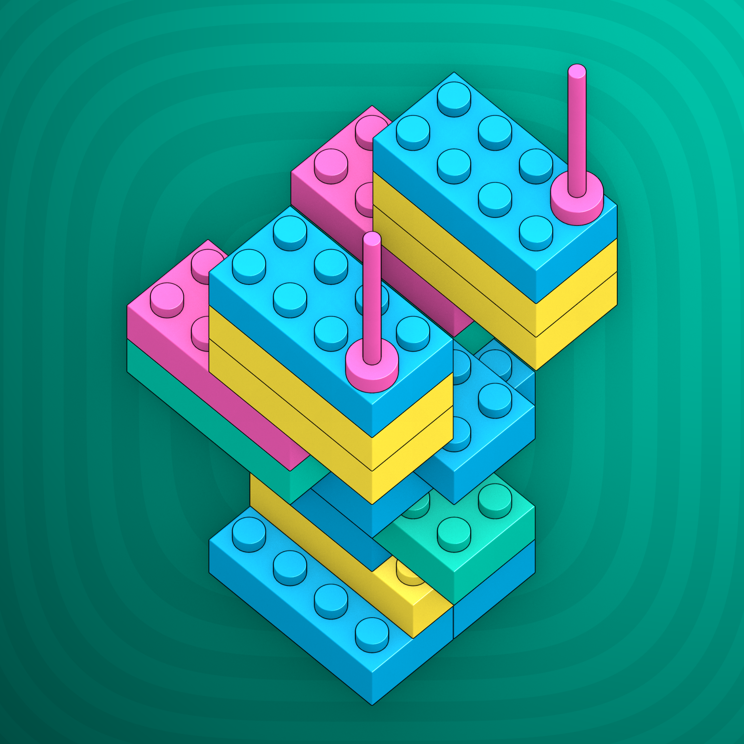 Art Blocks - Art Blocks v2 - Click #381 - NFT # 263000381