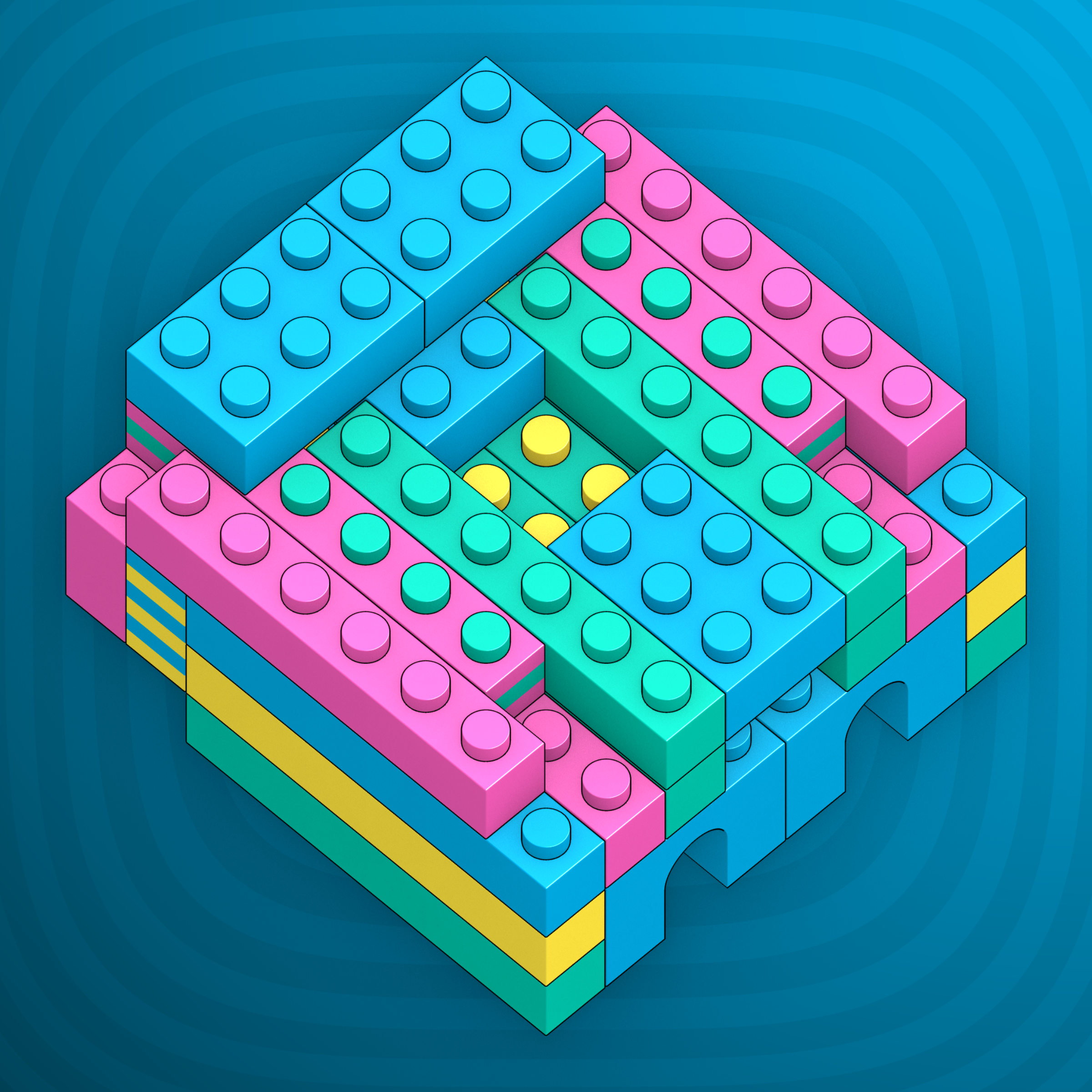 Art Blocks - Art Blocks v2 - Click #408 - NFT # 263000408