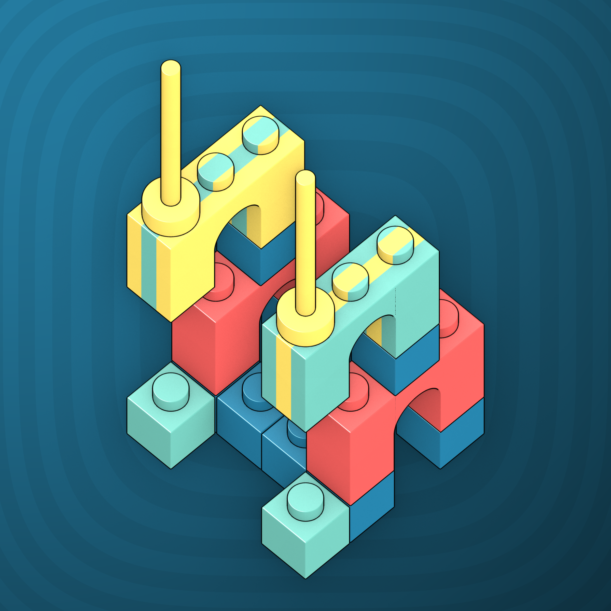 Art Blocks - Art Blocks v2 - Click #411 - NFT # 263000411