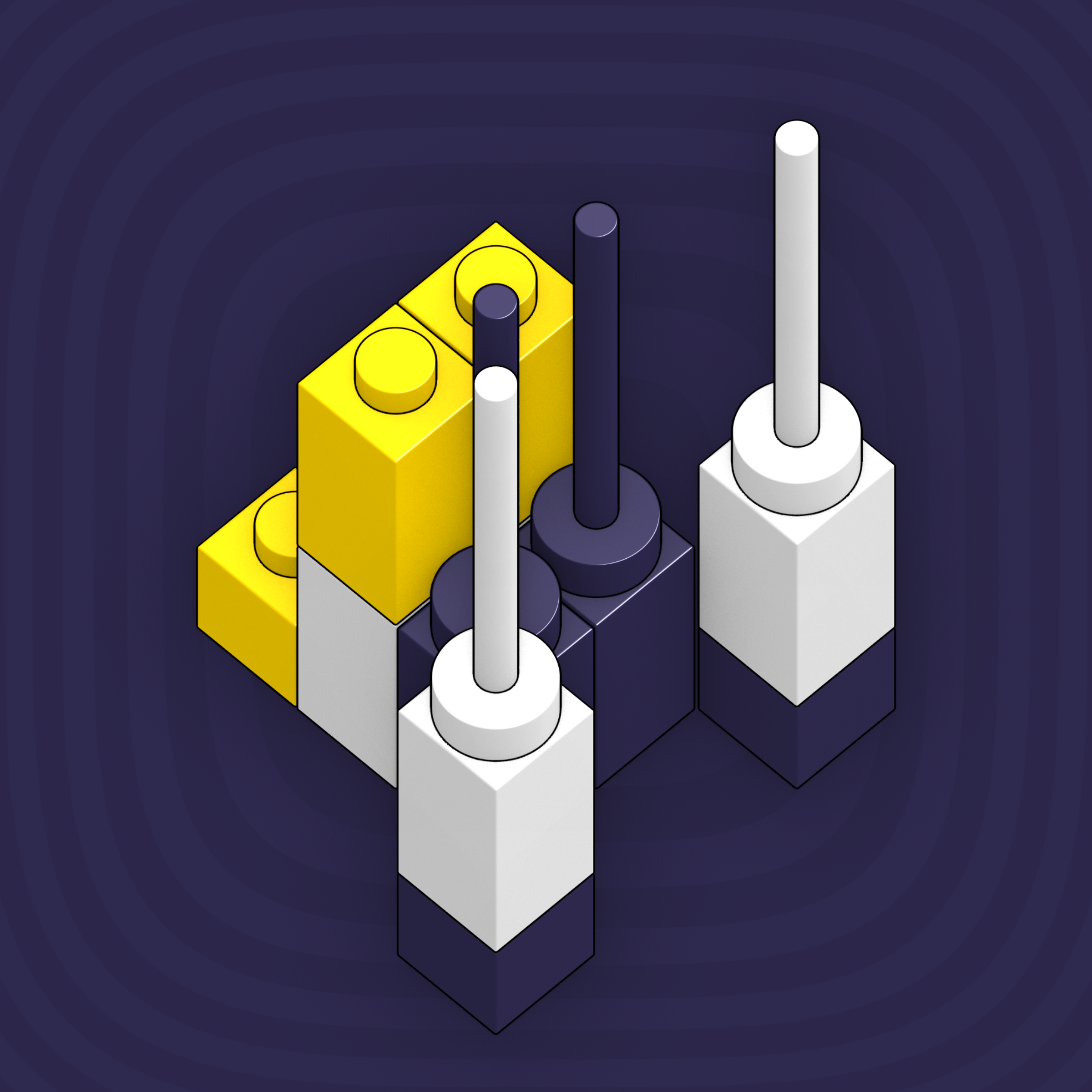 Art Blocks - Art Blocks v2 - Click #416 - NFT # 263000416