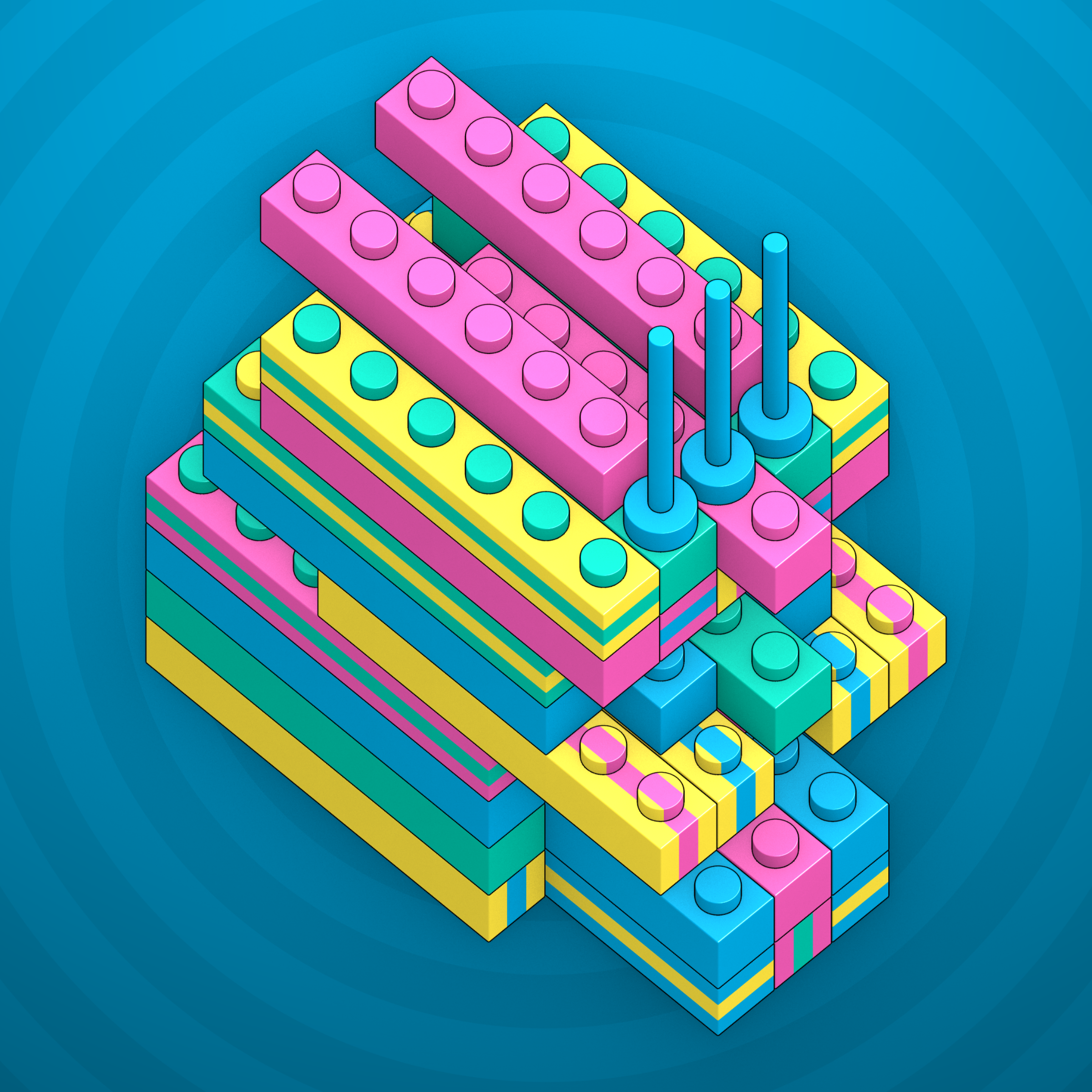 Art Blocks - Art Blocks v2 - Click #429 - NFT # 263000429