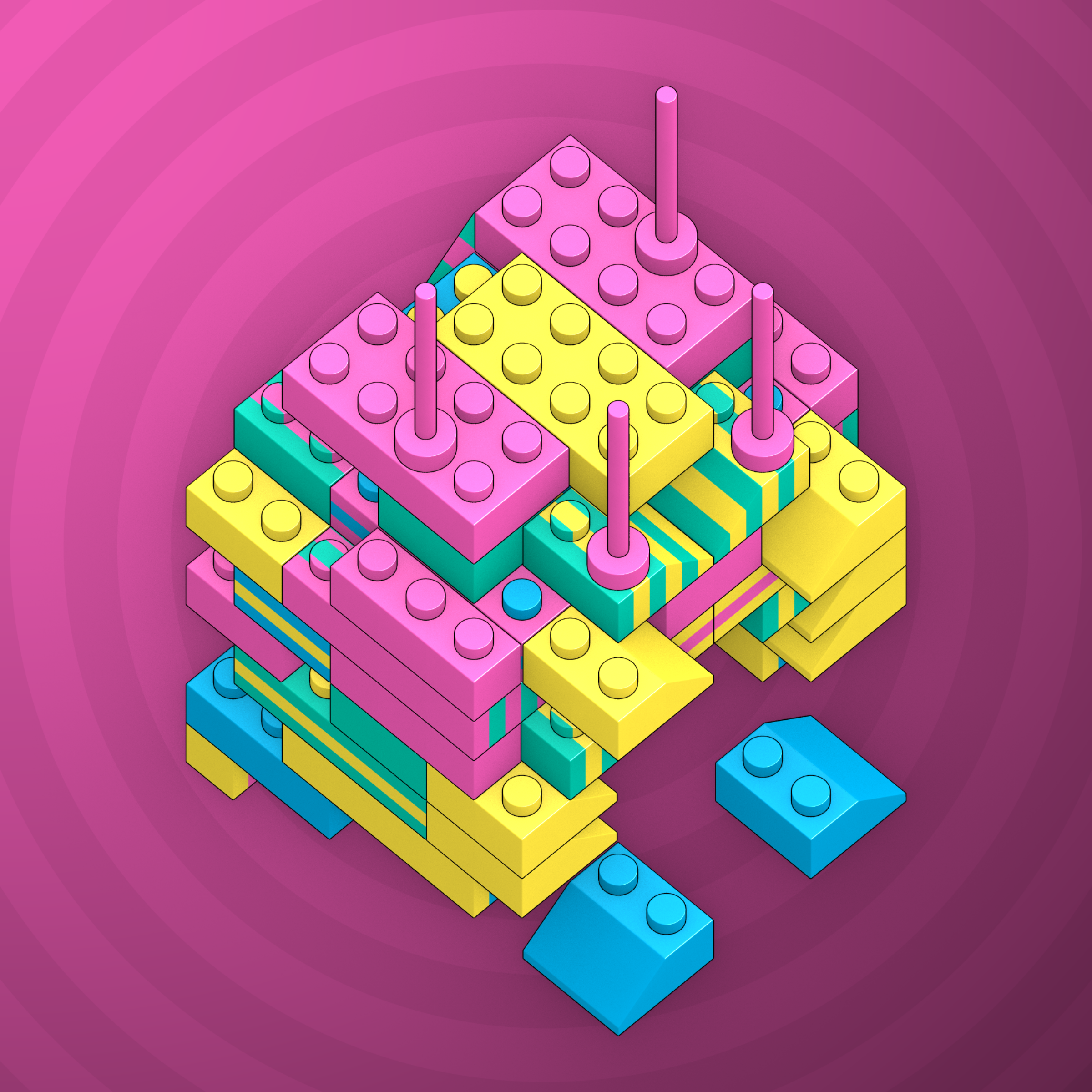 Art Blocks - Art Blocks v2 - Click #435 - NFT # 263000435