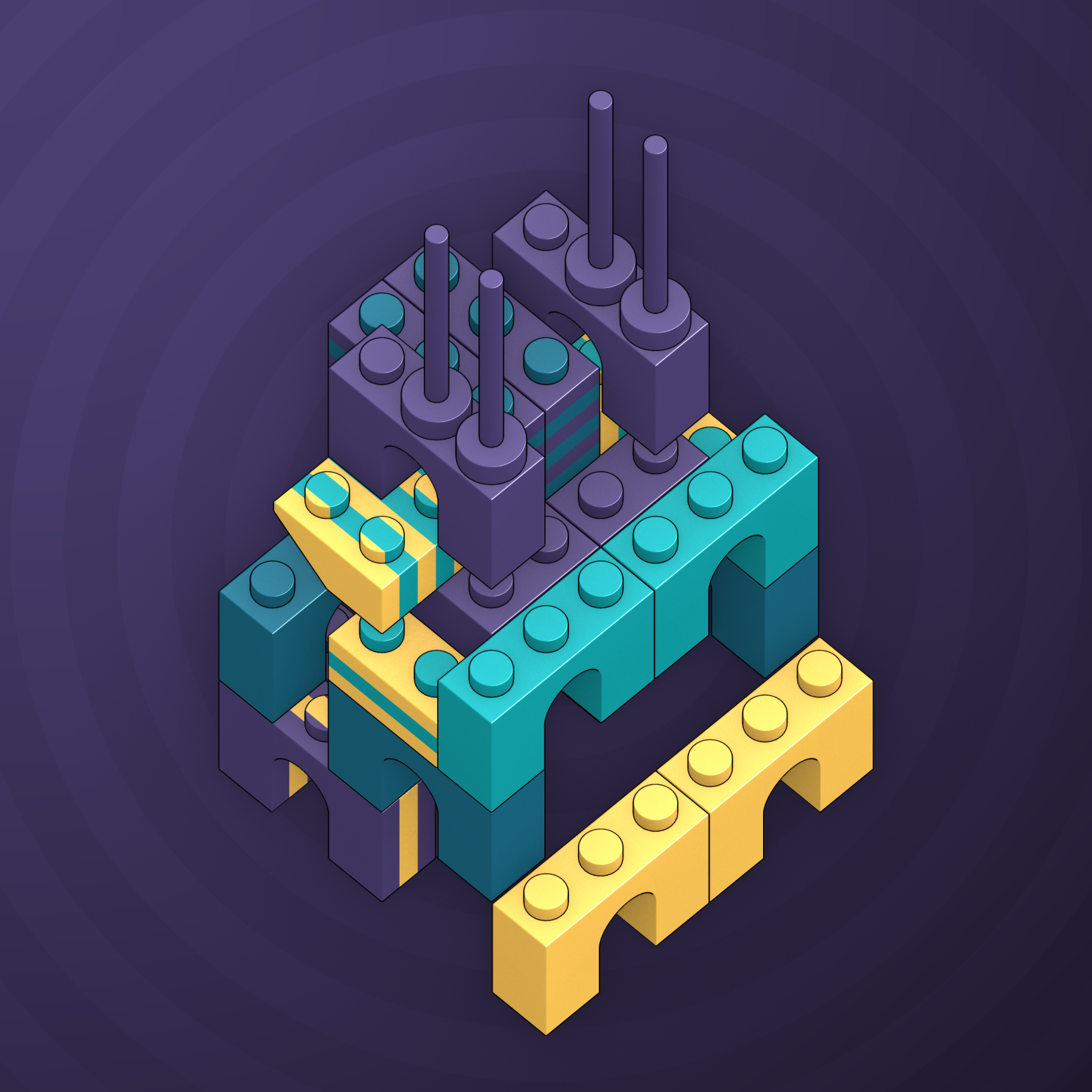 Art Blocks - Art Blocks v2 - Click #447 - NFT # 263000447