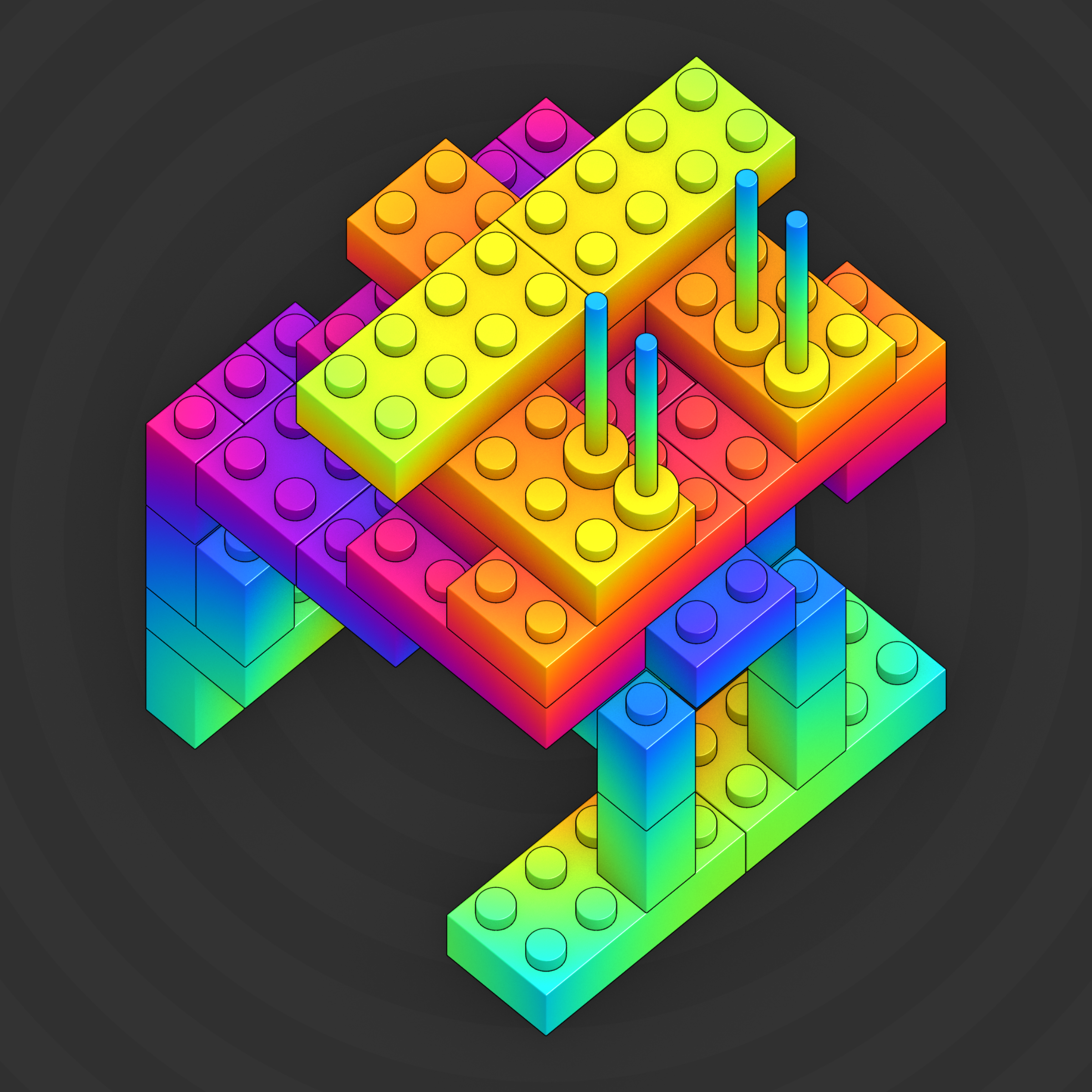 Art Blocks - Art Blocks v2 - Click #463 - NFT # 263000463