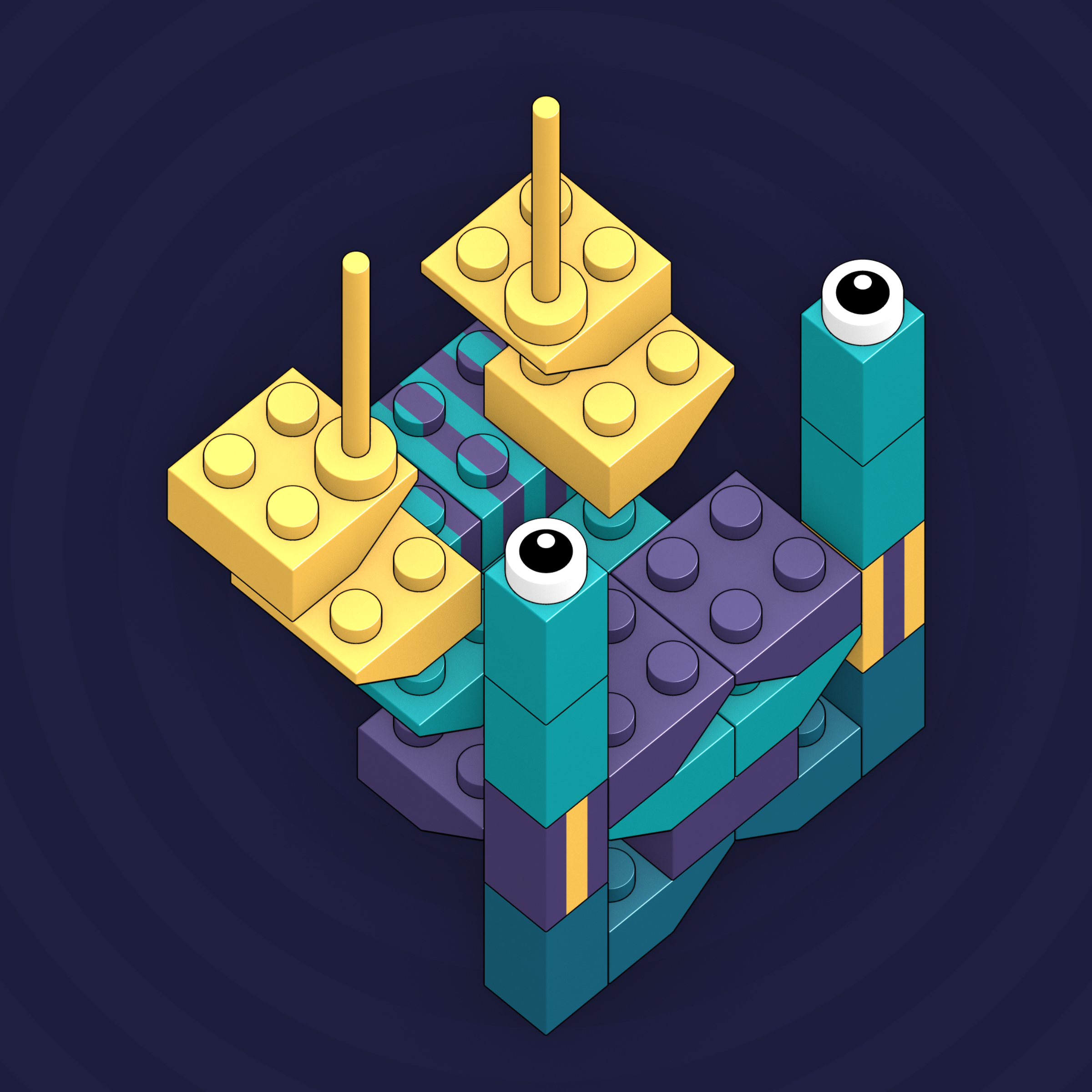 Art Blocks - Art Blocks v2 - Click #477 - NFT # 263000477